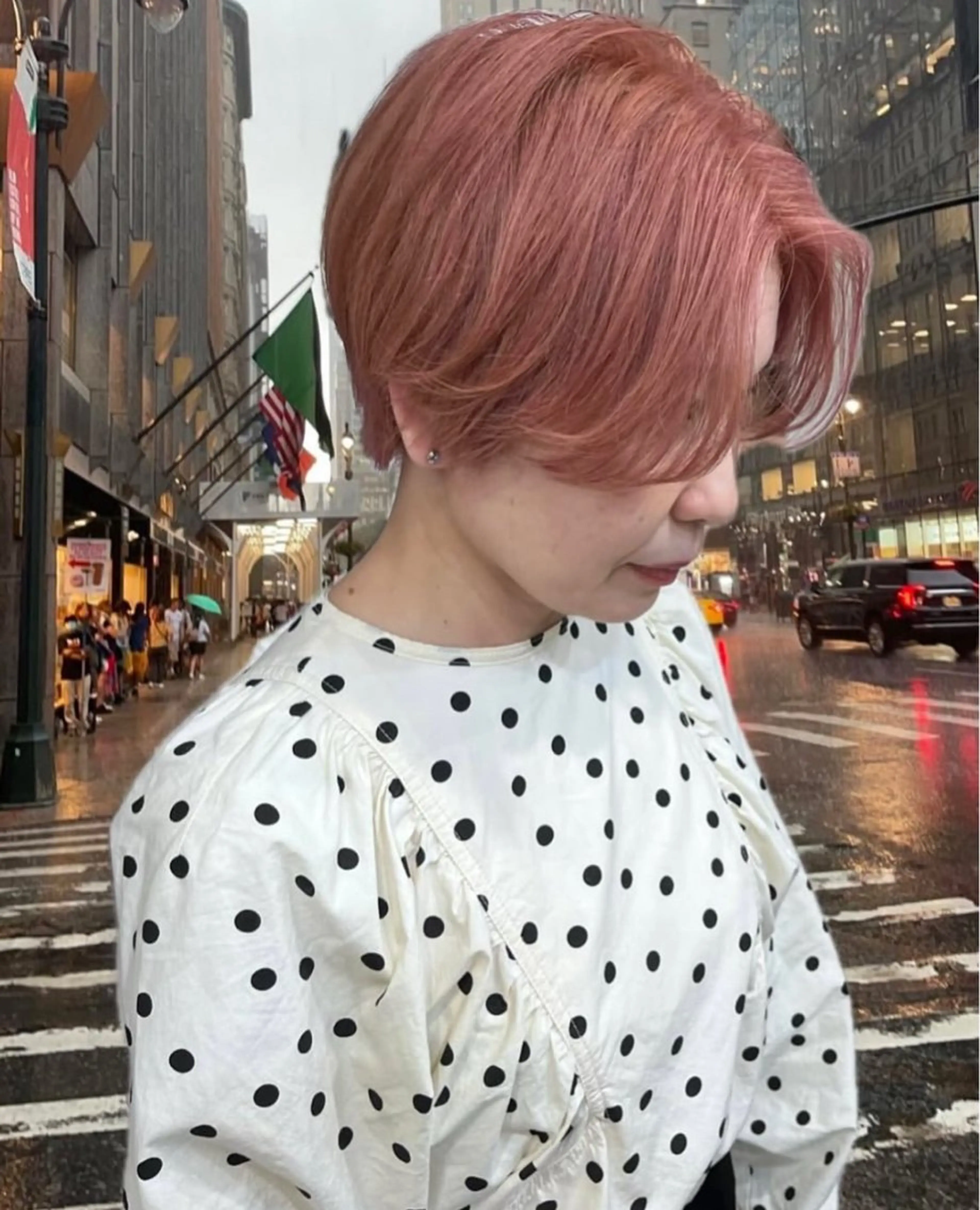 ショート カット トリートメント ブリーチ/デザイン SAKUのヘアスタイル