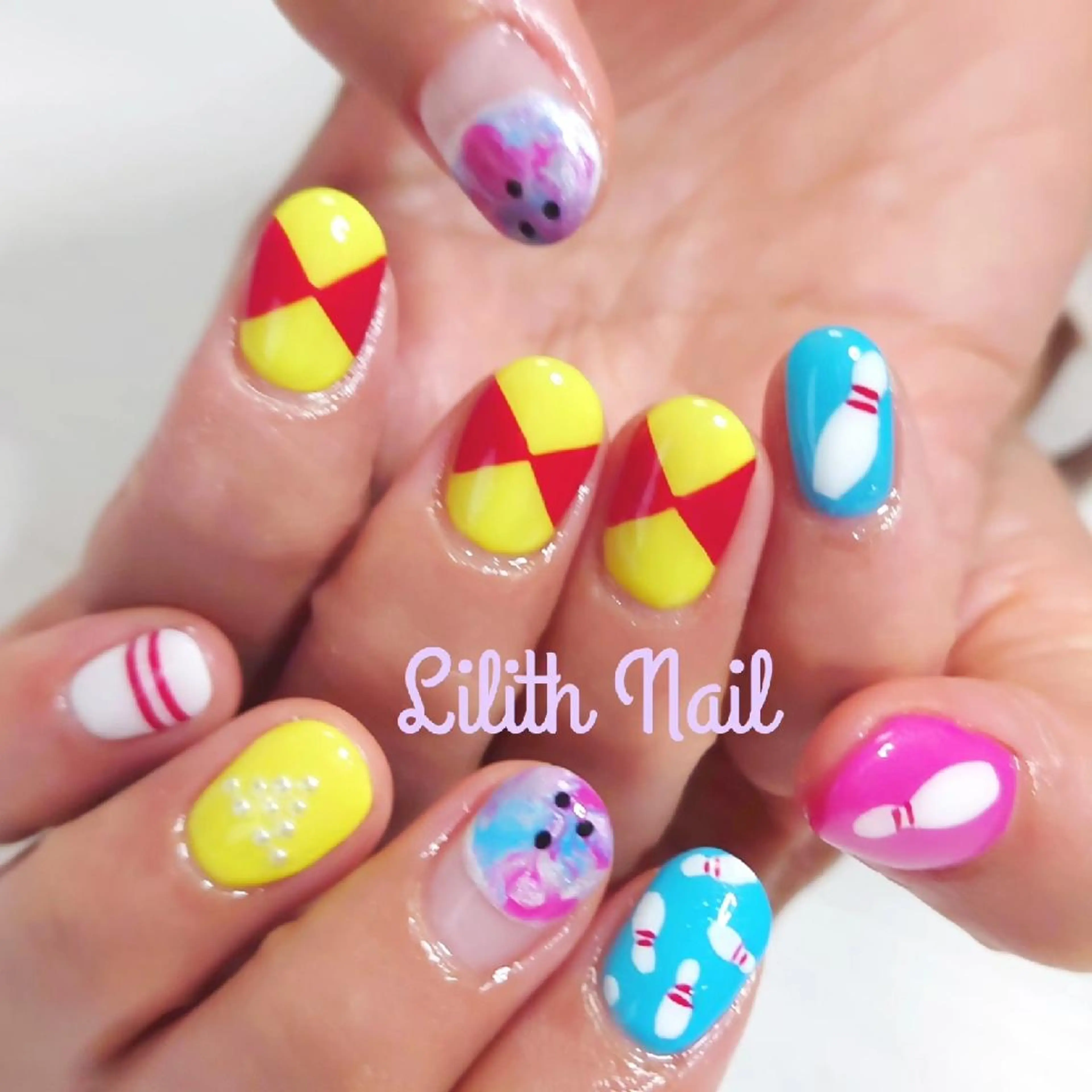 ネイル ジェルネイル 夏ネイル Lilith Nailのネイルデザイン