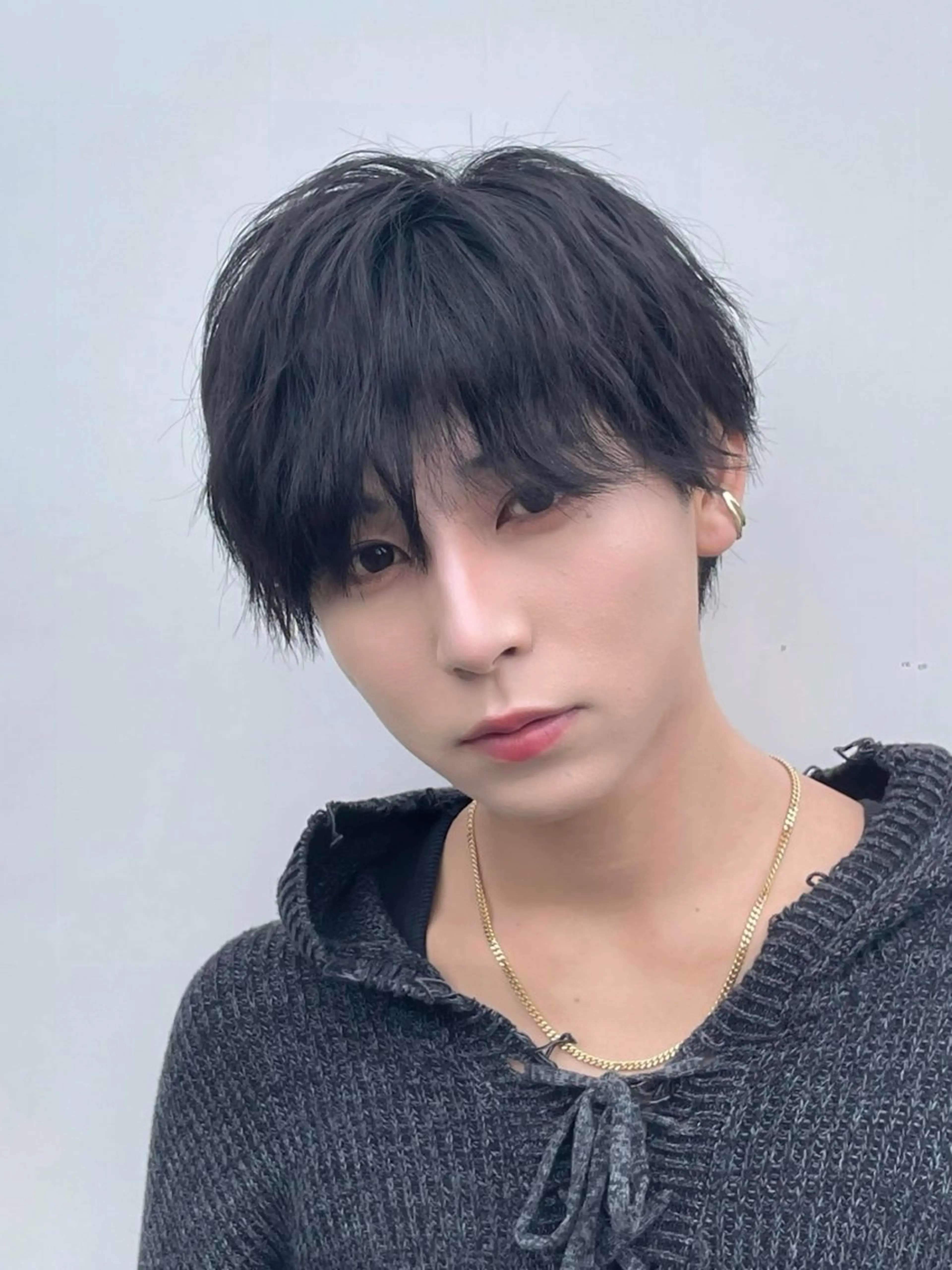 ショート メンズ カット 縮毛矯正 飯田 来夢のヘアスタイル