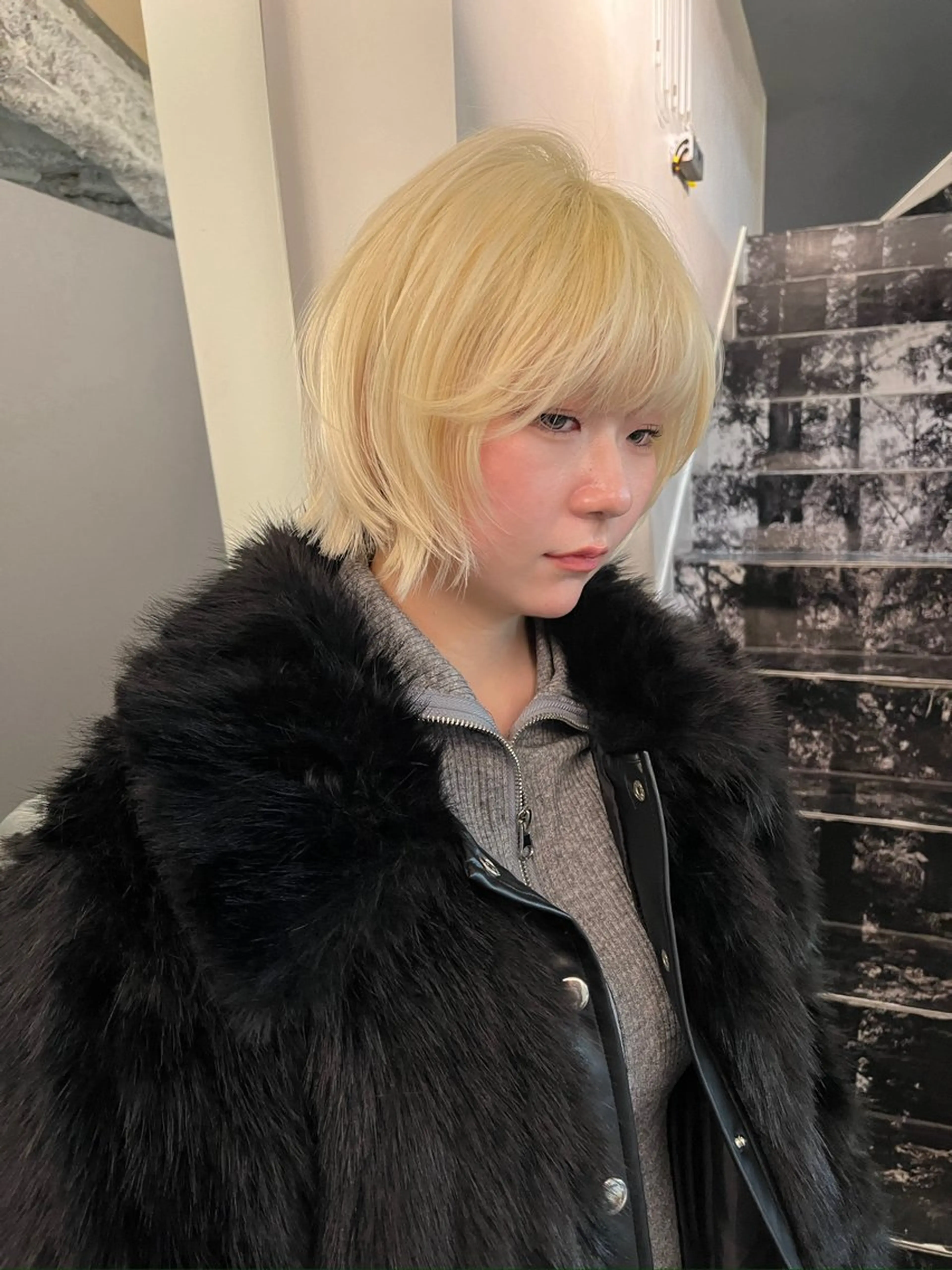 カラー ヘアカラー KAHO /ブリーチ /デザイン𖥔 ࣪のヘアスタイル