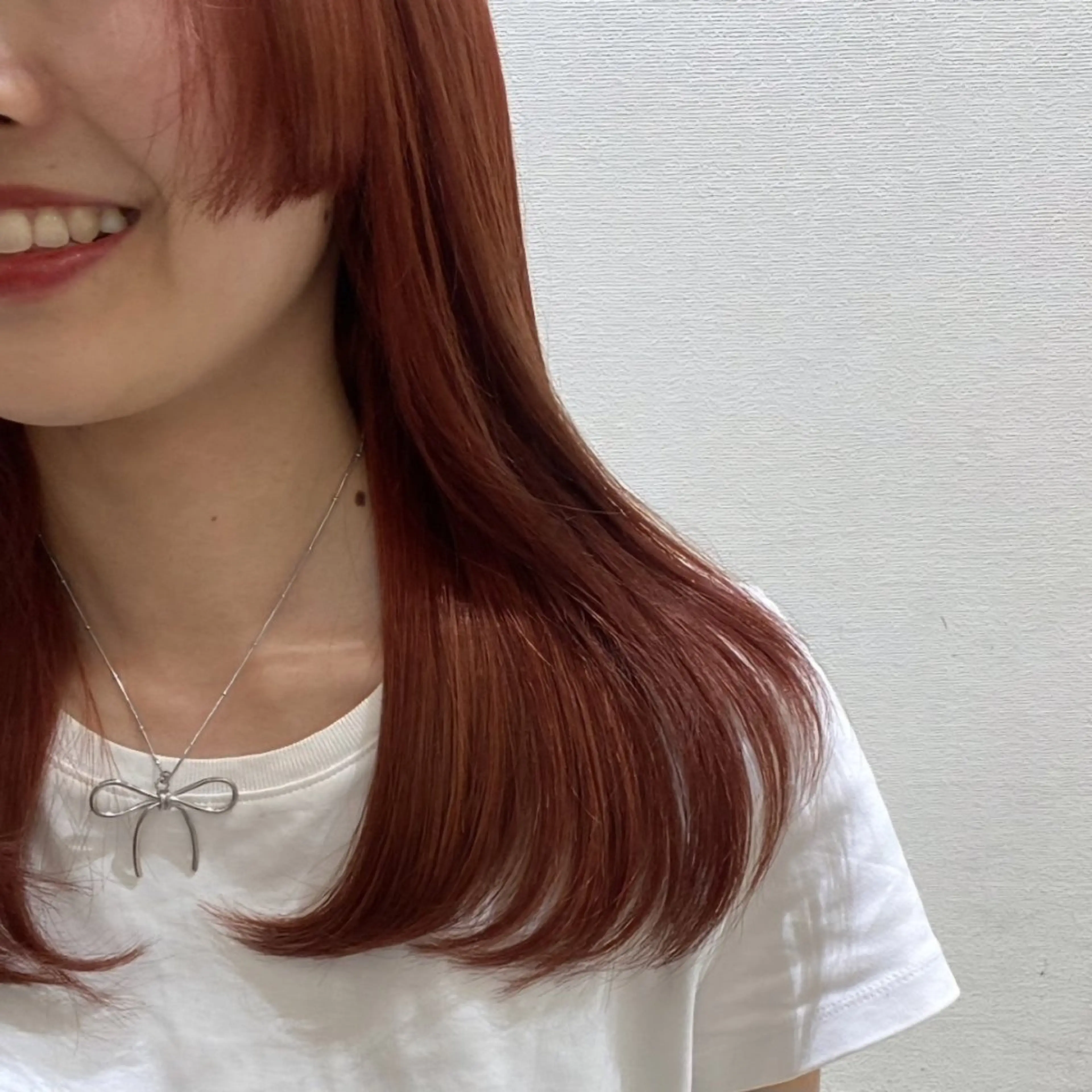 セミロング カラー カット ヘアカラー トリートメント ナチュラル暖色カラー 🤎 佐藤栞のヘアスタイル