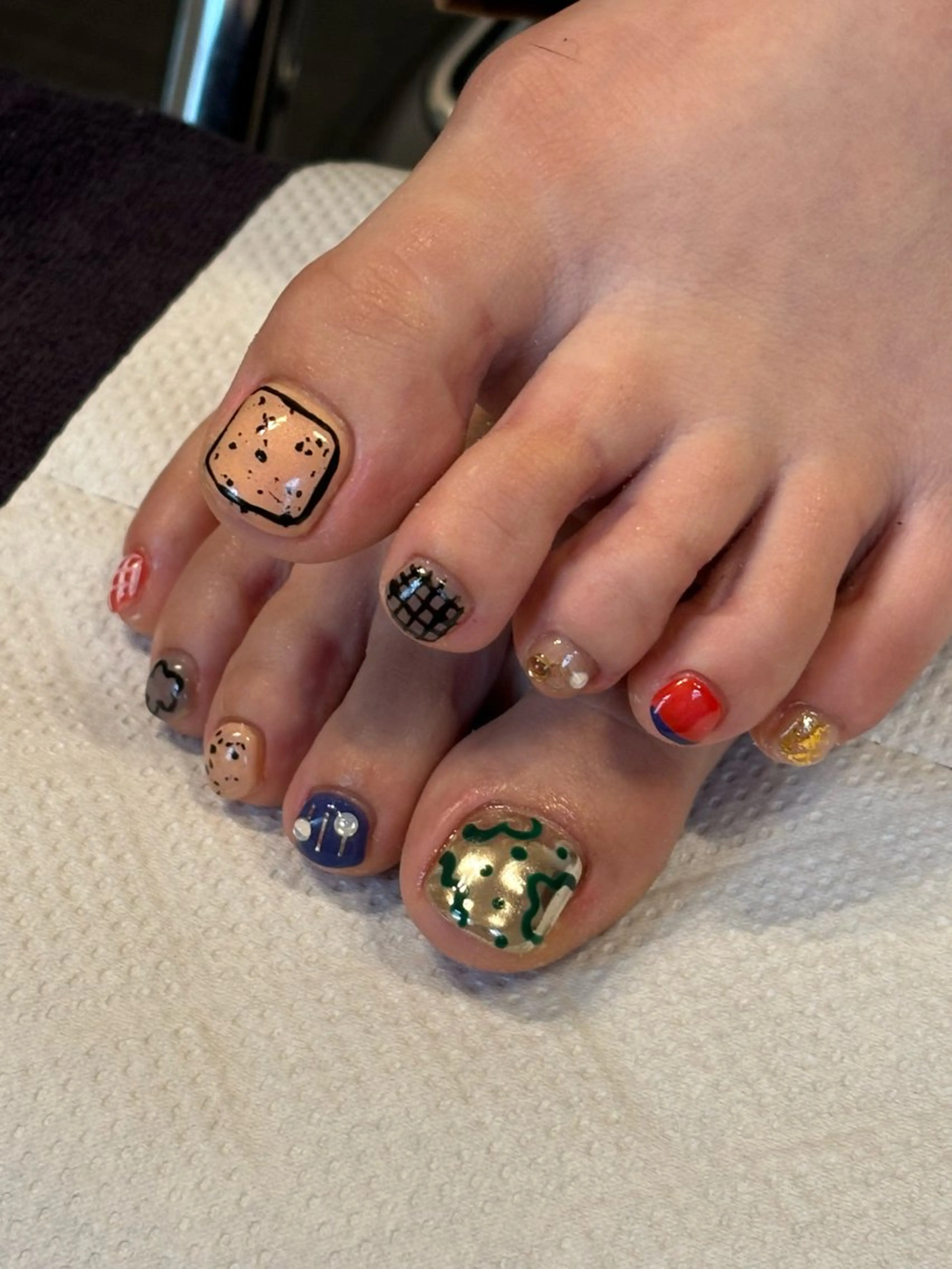 ネイル フットネイル フットネイル eyelash＆nail オクタビアス所属・オクタ ビアスのマツエク・マツパデザイン