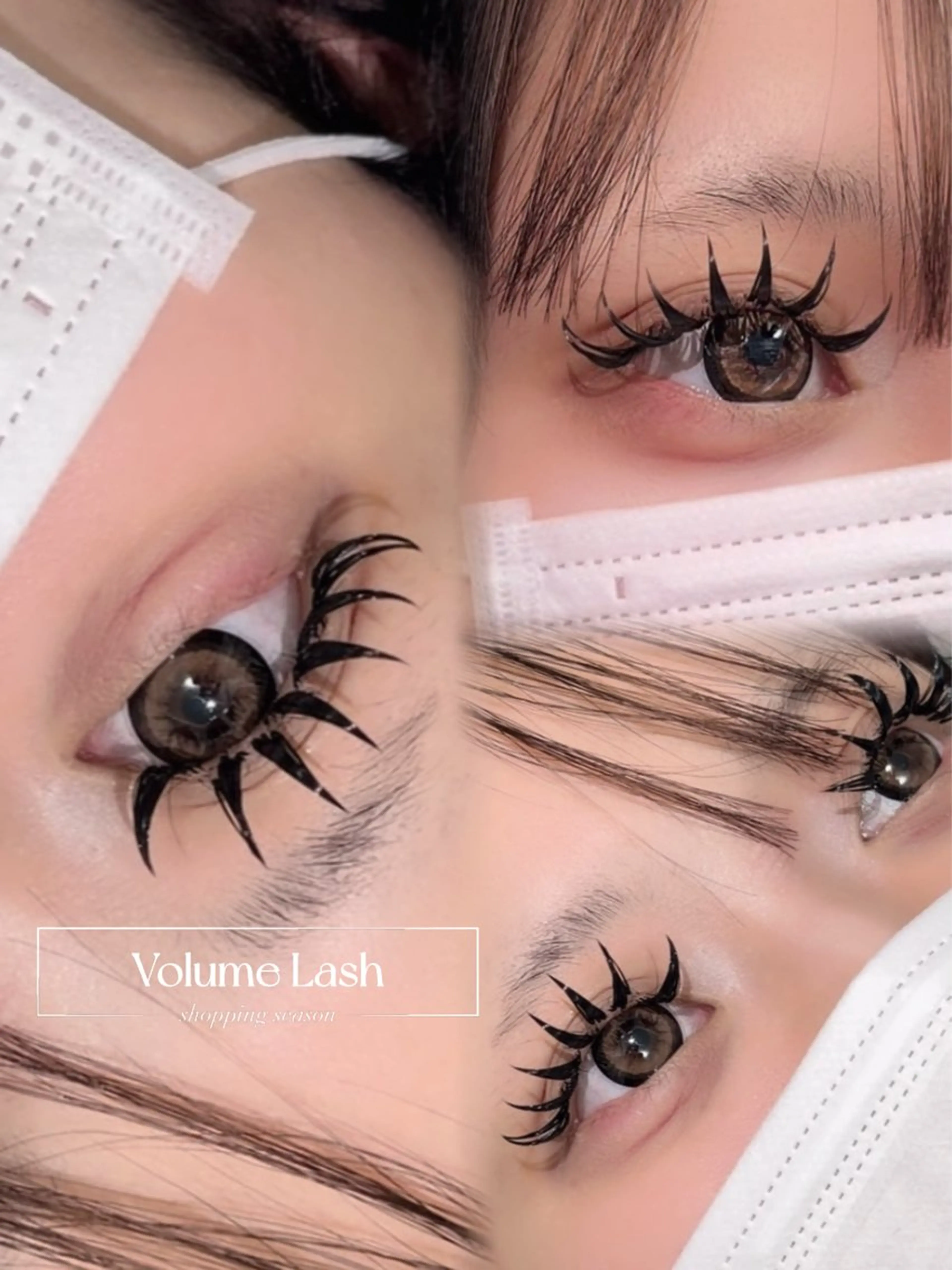 【人気No.1】束感ボリュームラッシュ付け放題の写真