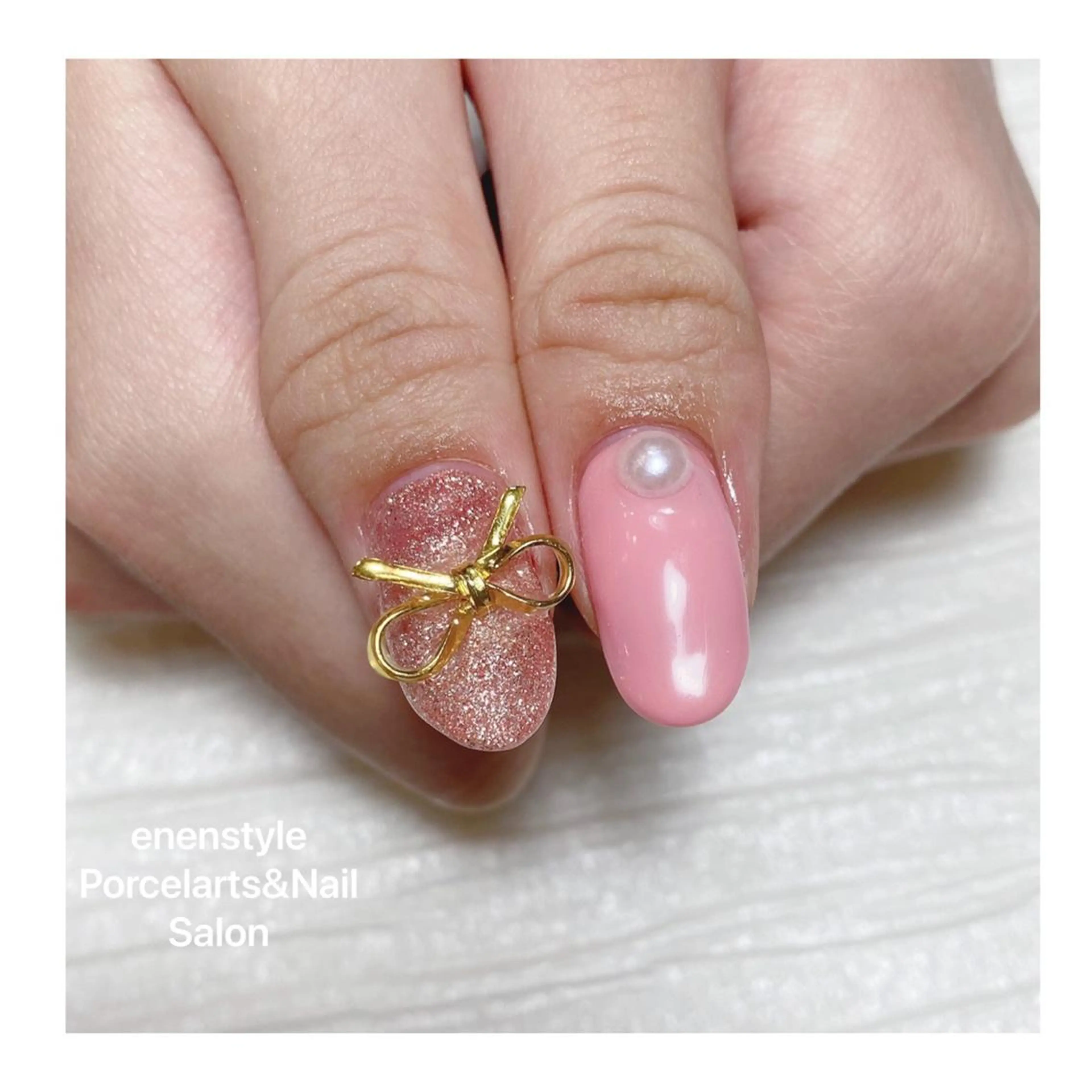 ミディアム ネイル ハンドネイル 👑enen style👑のネイルデザイン