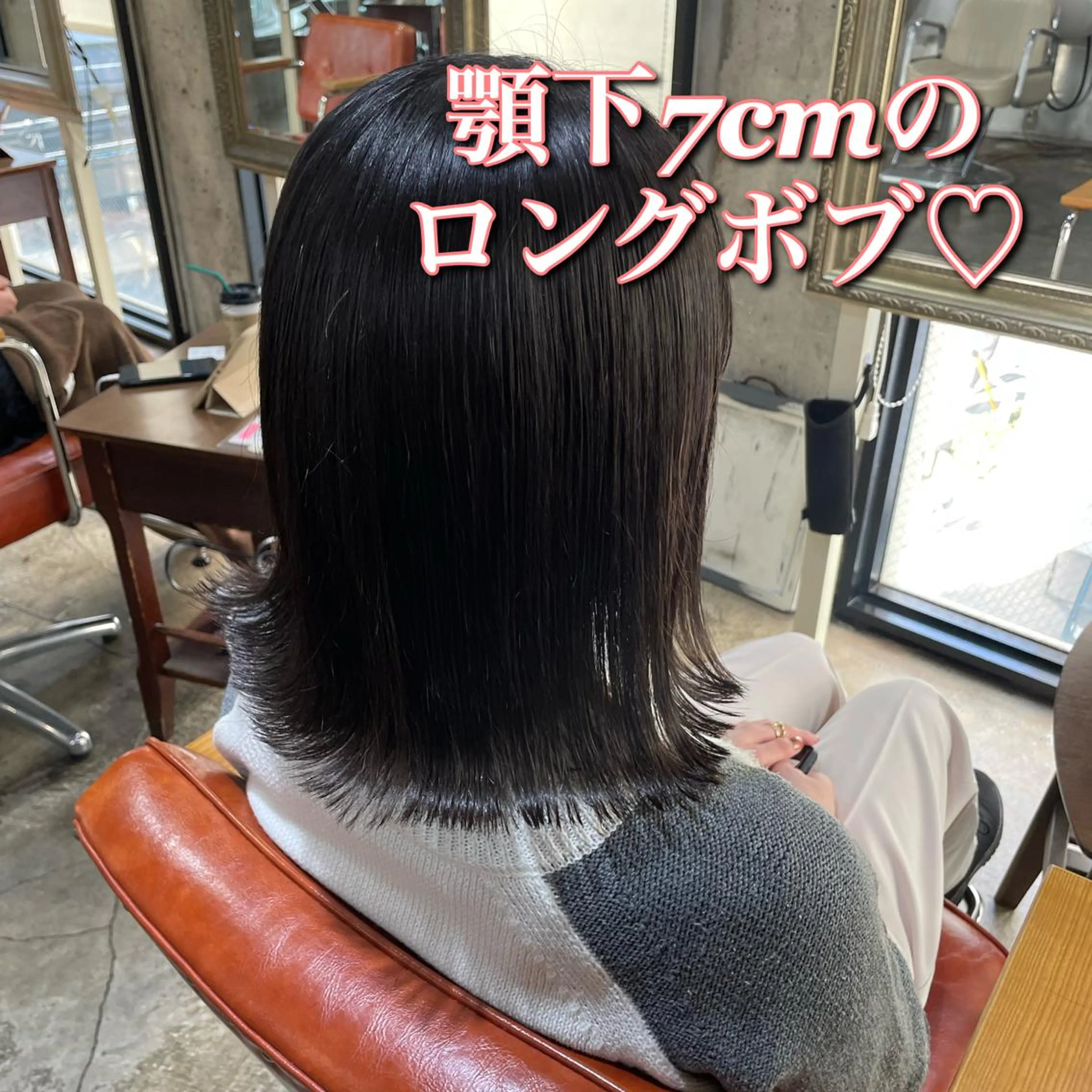 ミディアム ボブ ボブヘアカット Rikapi❤️のヘアスタイル