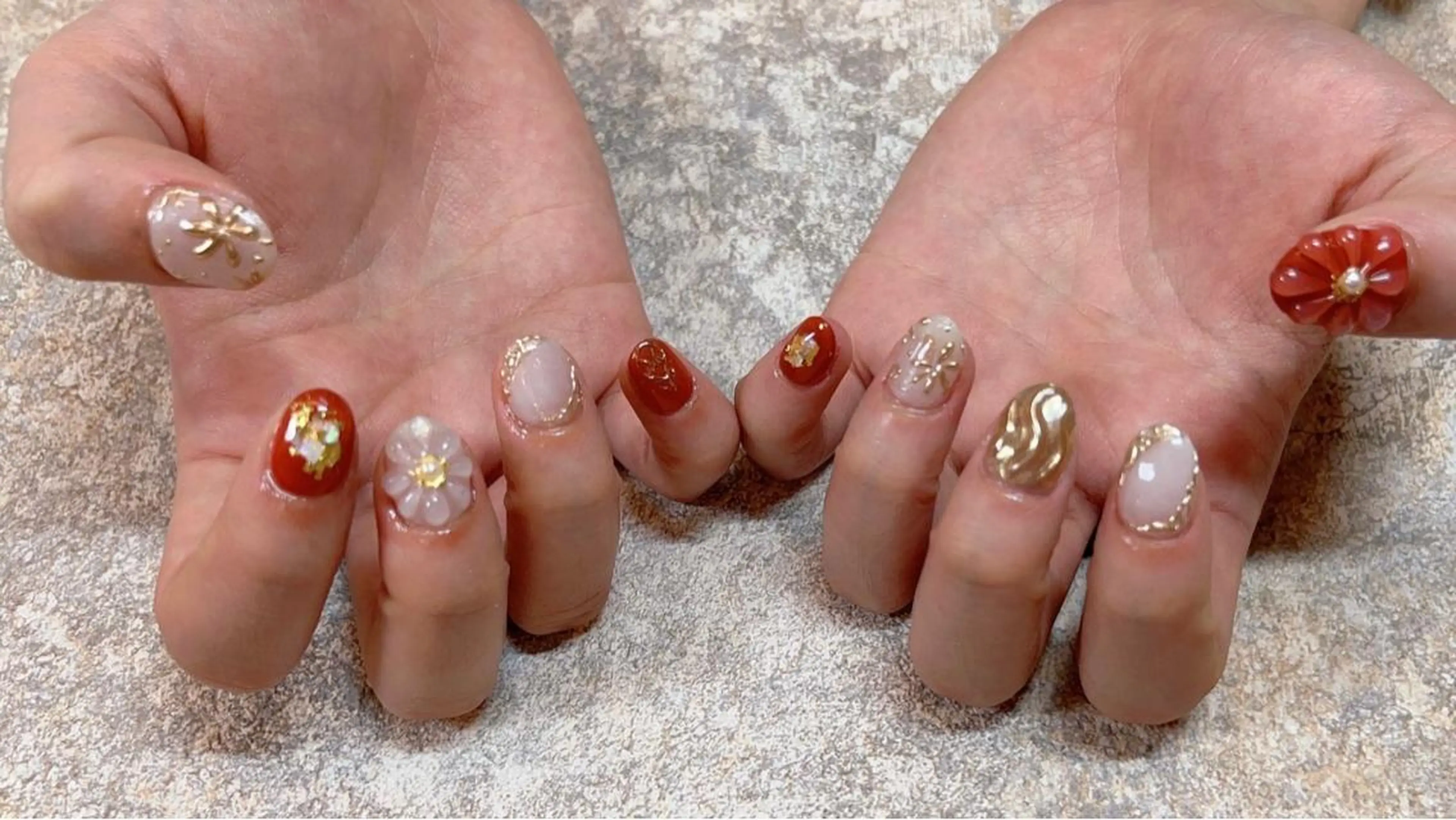 ネイル ハンドネイル LOVE NAIL 💕Sonoのネイルデザイン