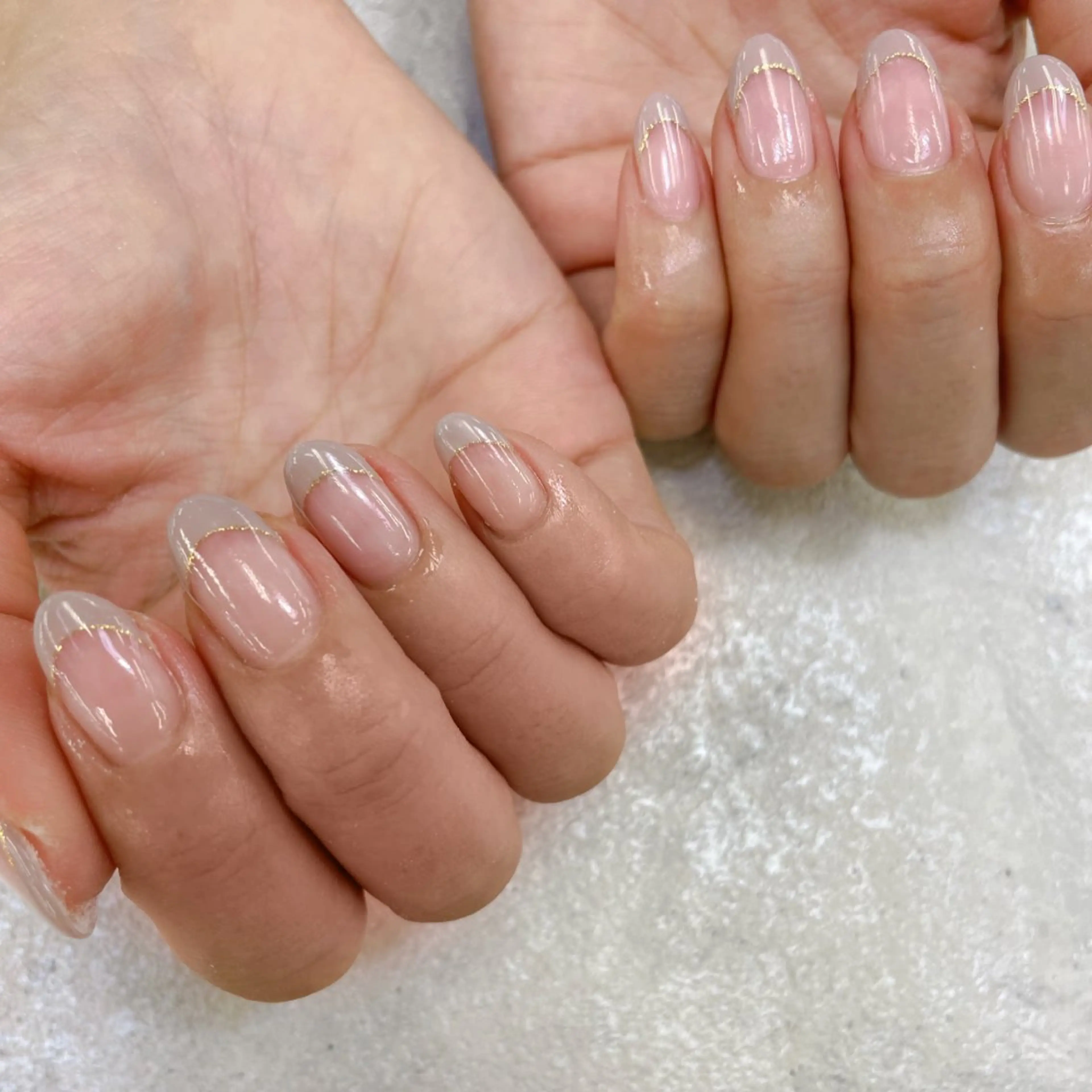 ネイル フレンチネイル シンプルネイル NAIL MOONのネイルデザイン