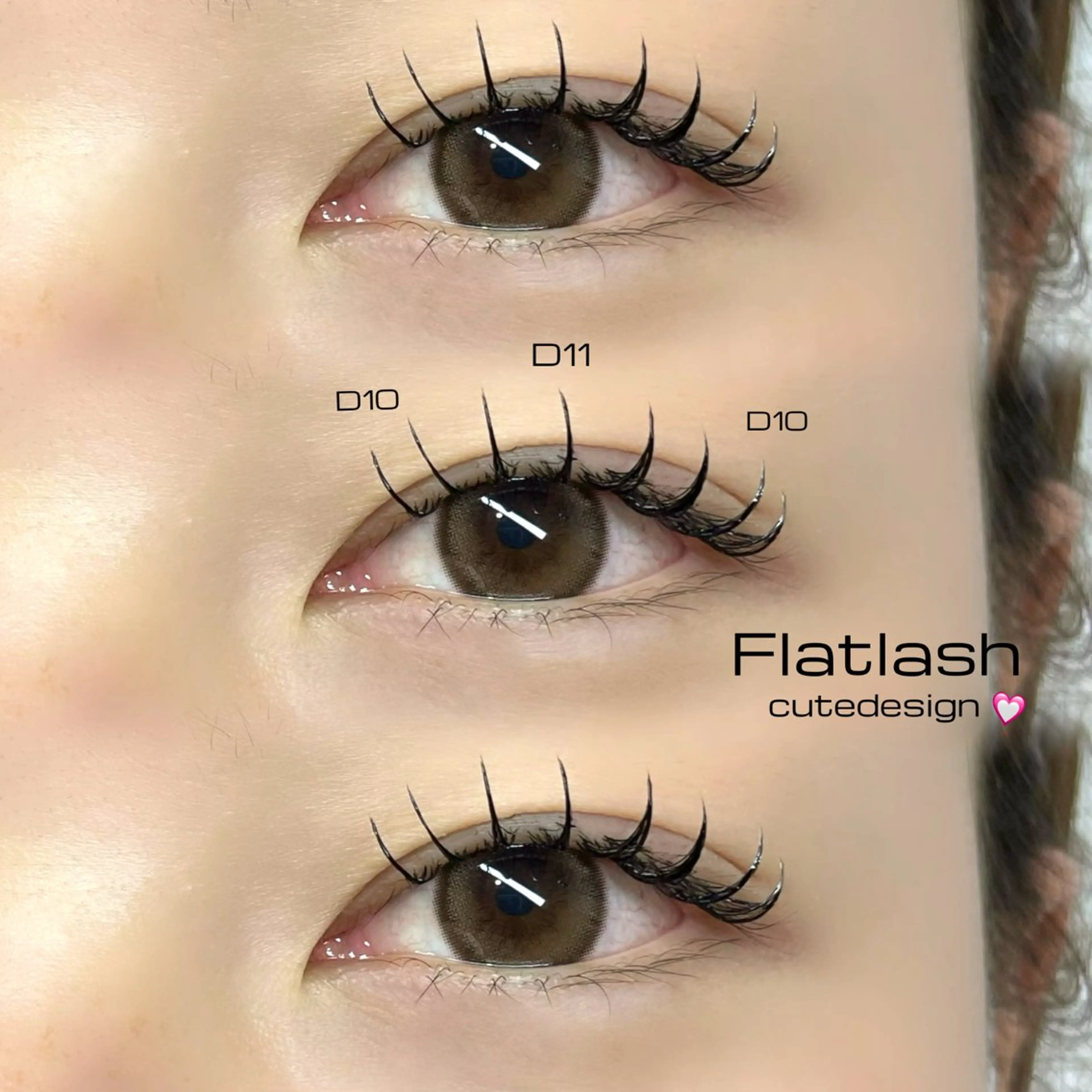 マツエク・マツパ マツエク Mell Yuuna ♡パリエク /束感のマツエク・マツパデザイン