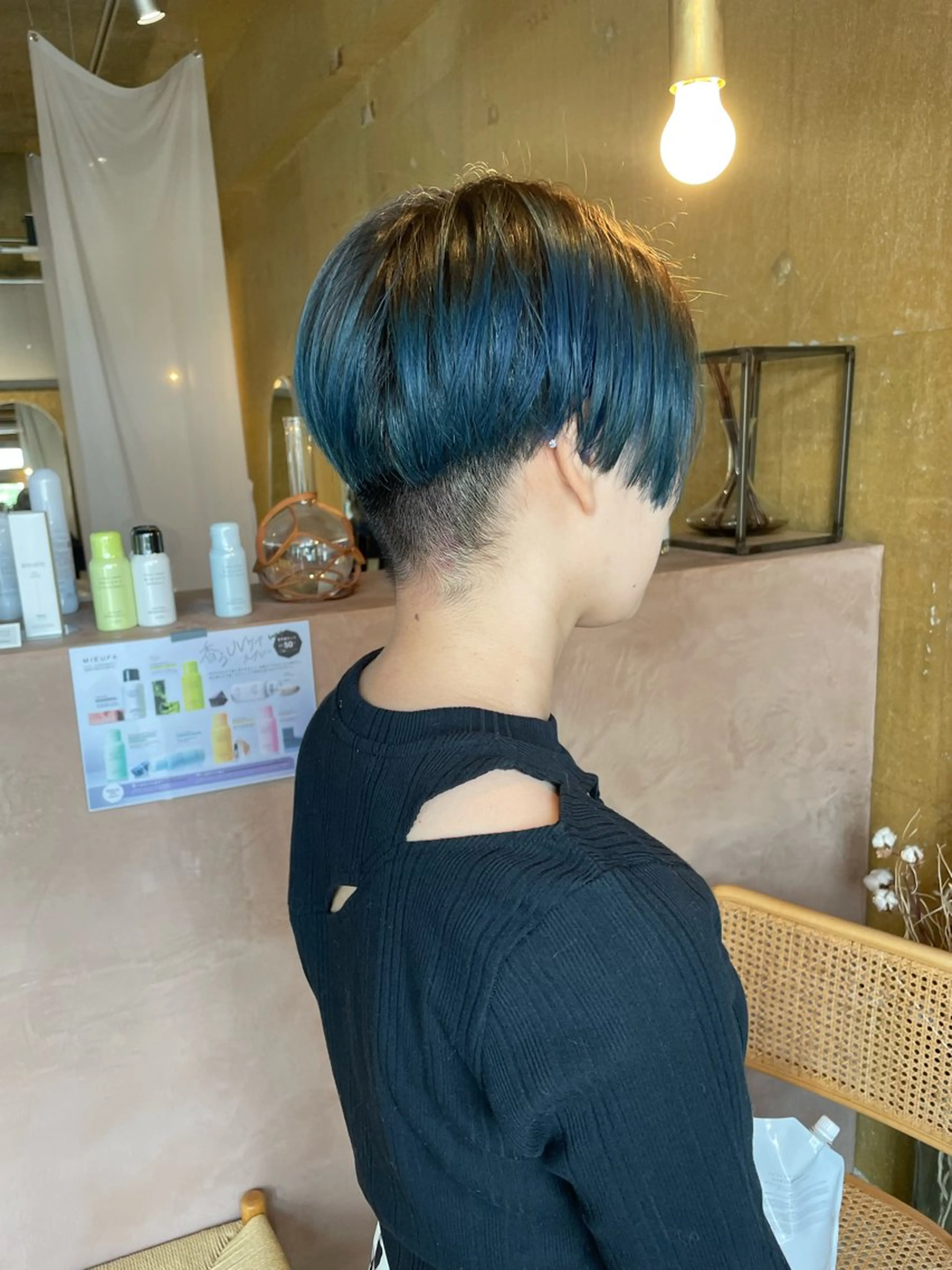ショート カラー ダブルカラー ショートヘア ヘアカラー トリートメント お悩み改善カット 太田皓大のヘアスタイル