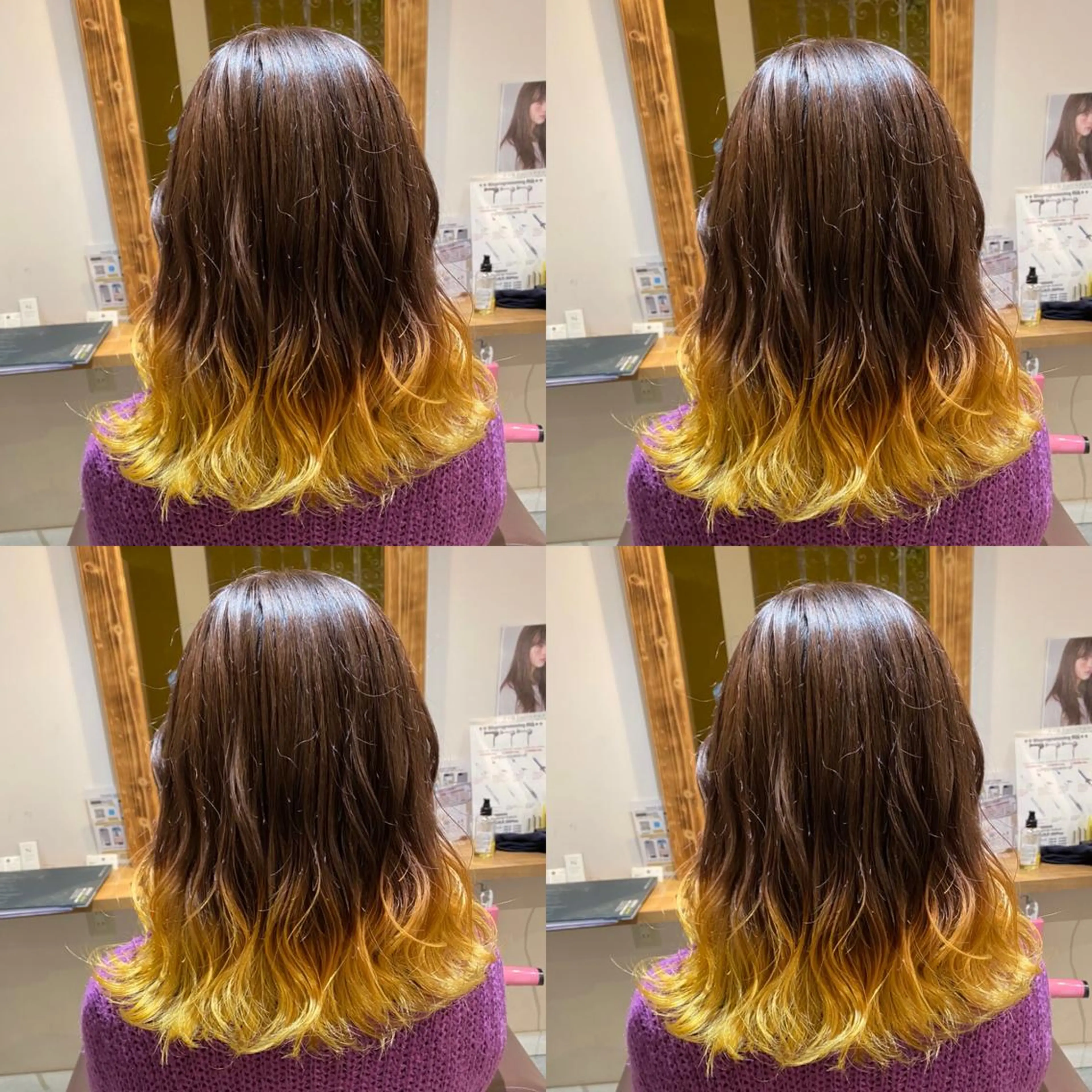 ミディアム カラー レイヤー×髪質改善 マネージャー安藤光司のヘアスタイル