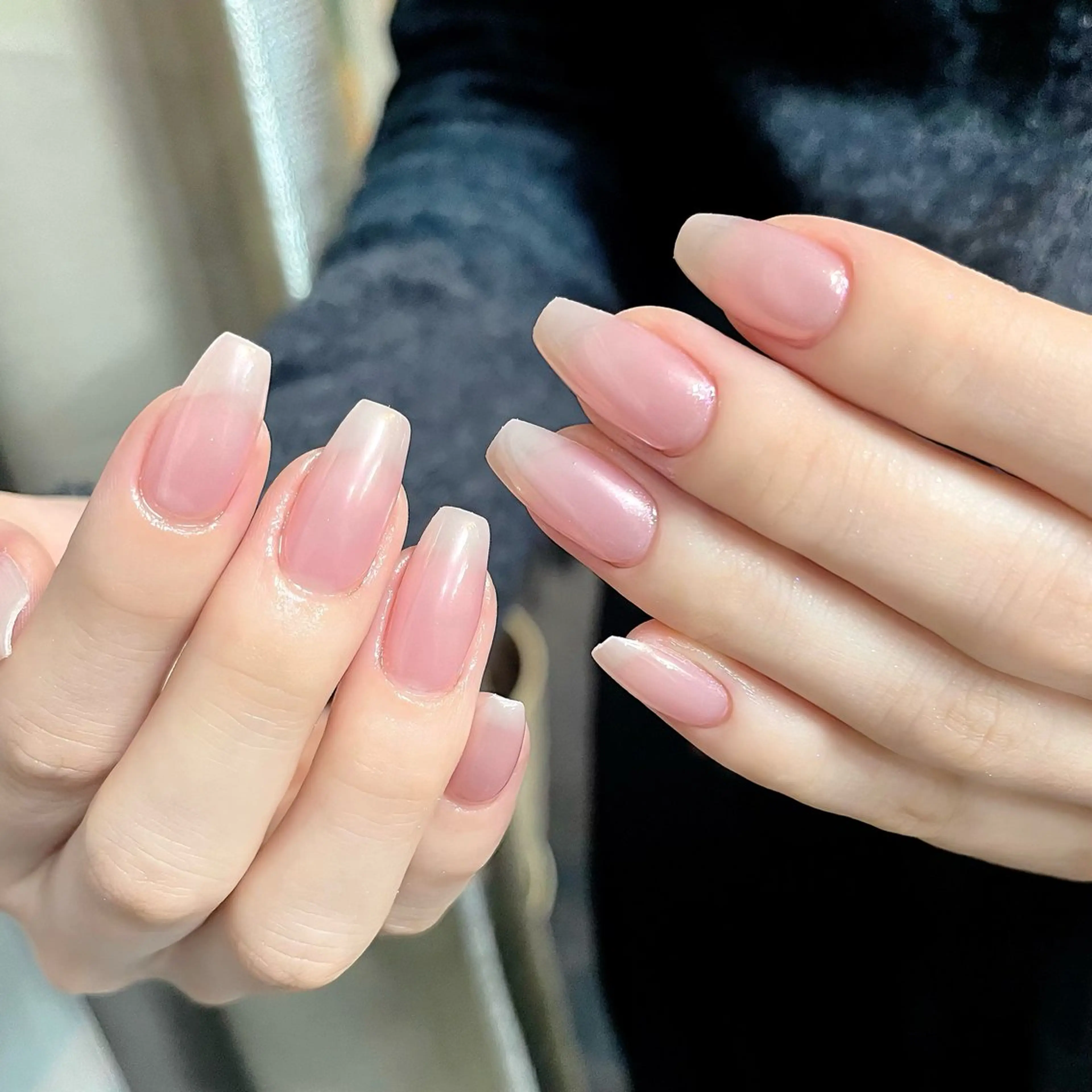ネイル チークネイル フラッシュネイル フレンチネイル ミラーネイル ワンカラーネイル ハンドネイル 🫧OPELIA NAIL渋谷🫧のネイルデザイン