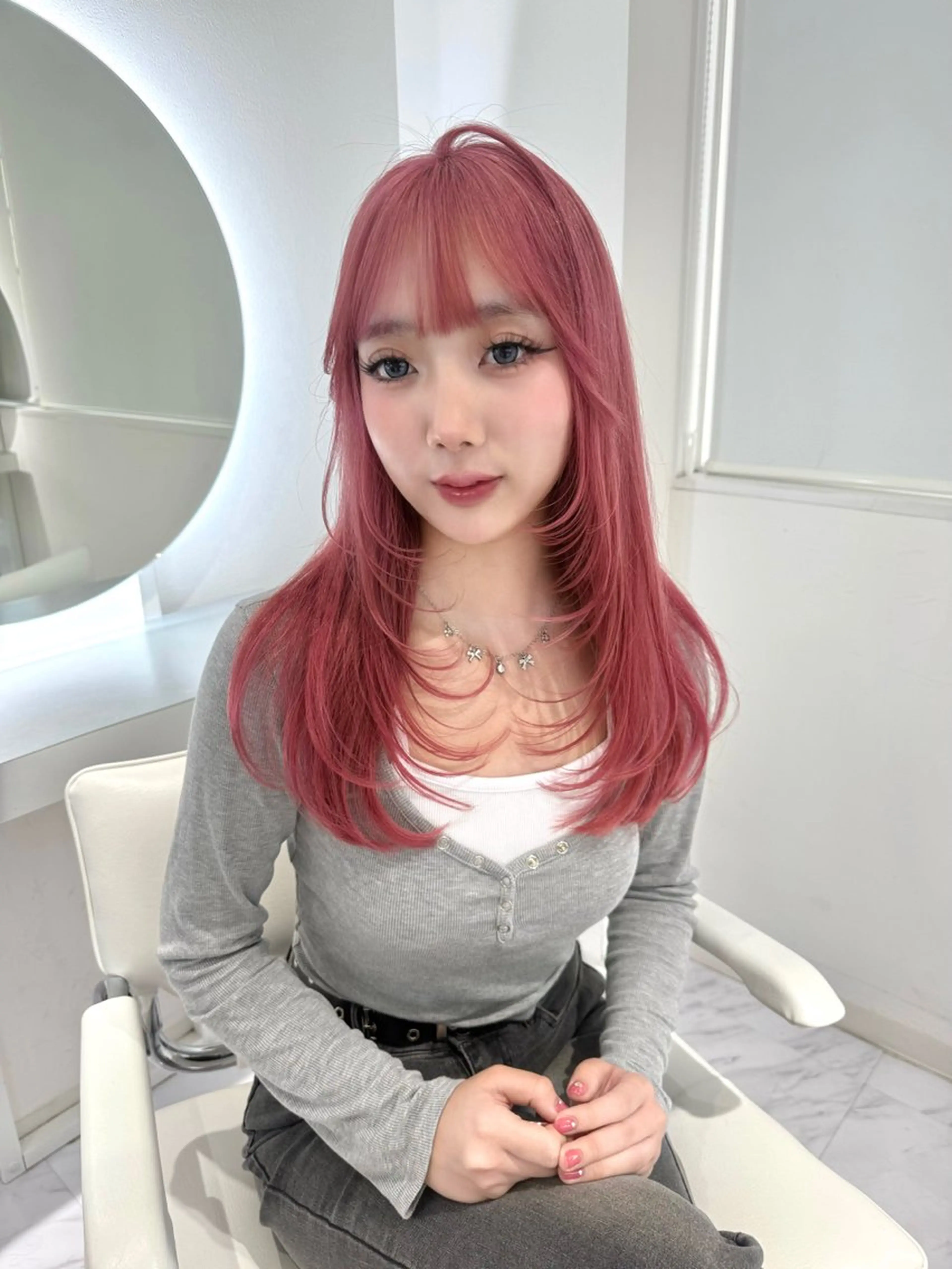 カラー ダブルカラー レイヤーカット🫧 🎀Tomoka🎀のヘアスタイル