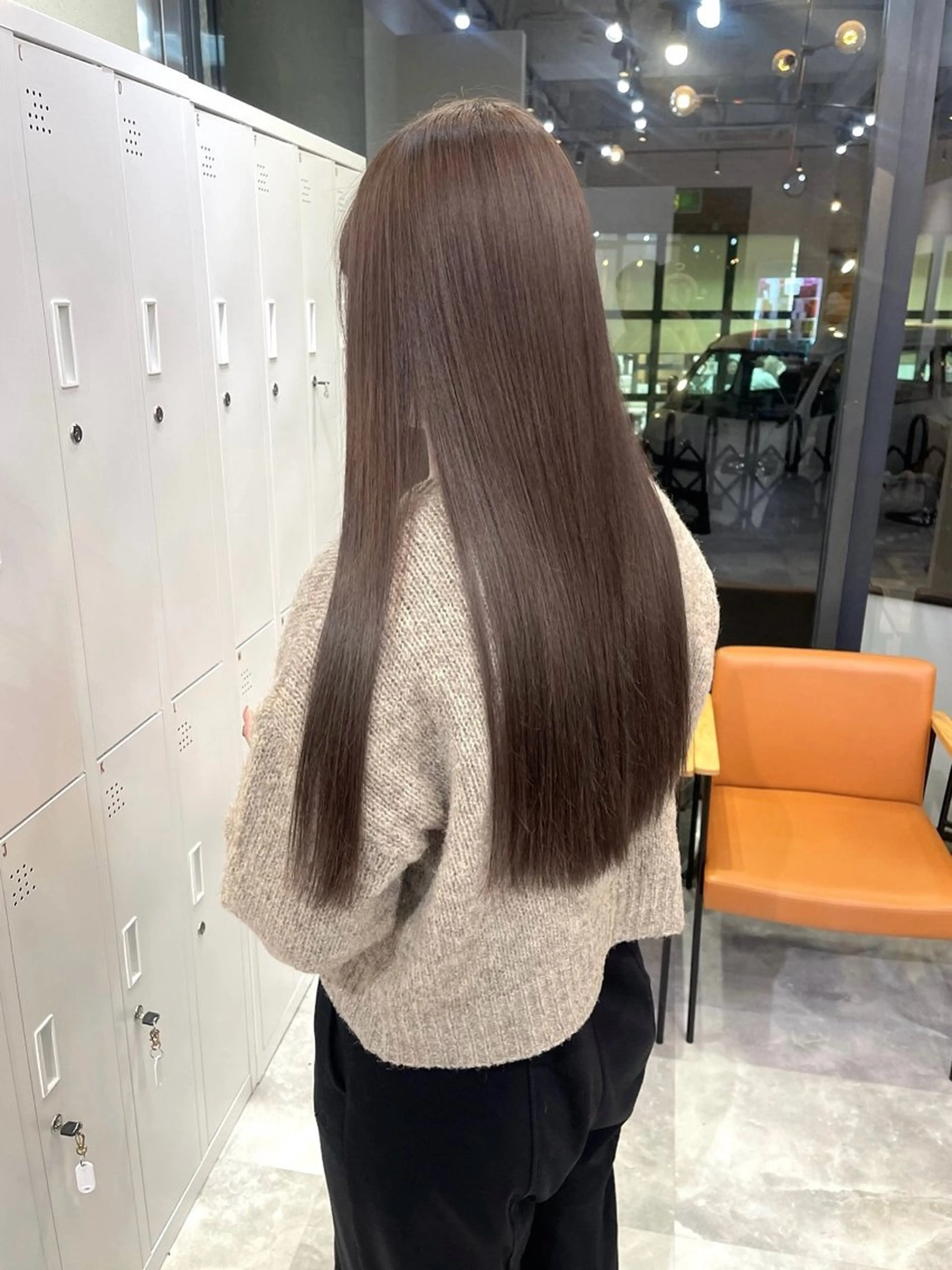 ロング カラー トリートメント カット ヘアカラー トリートメント 盛れる顔まわり✨🎀 モテカラー別所好葉のヘアスタイル
