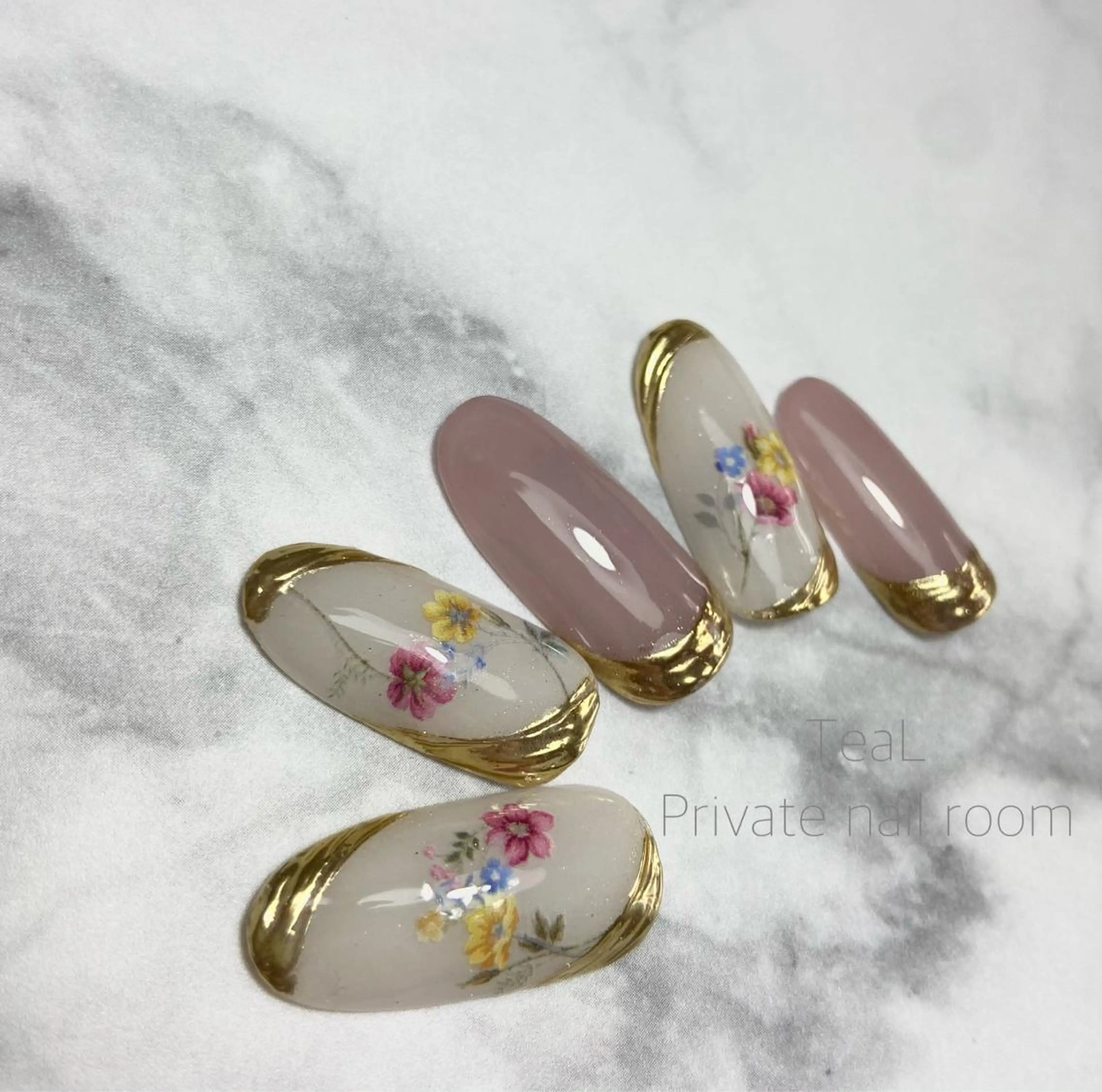 ネイル ハンドネイル TeaL nailのネイルデザイン