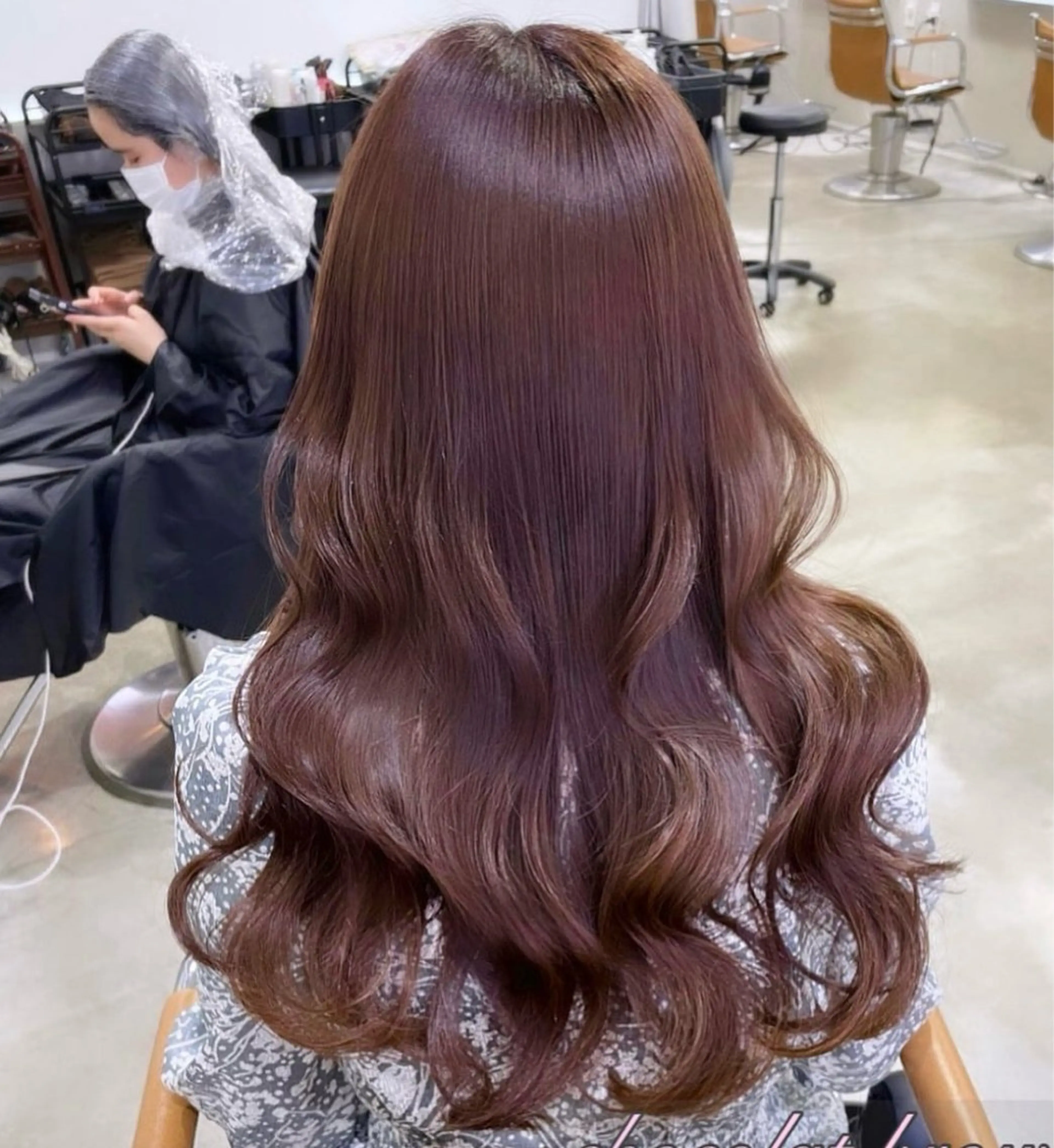 ロング カラー ヘアカラー トリートメント ヘアセット miuru/網紅ヘア 🇨🇳レイヤーのヘアスタイル