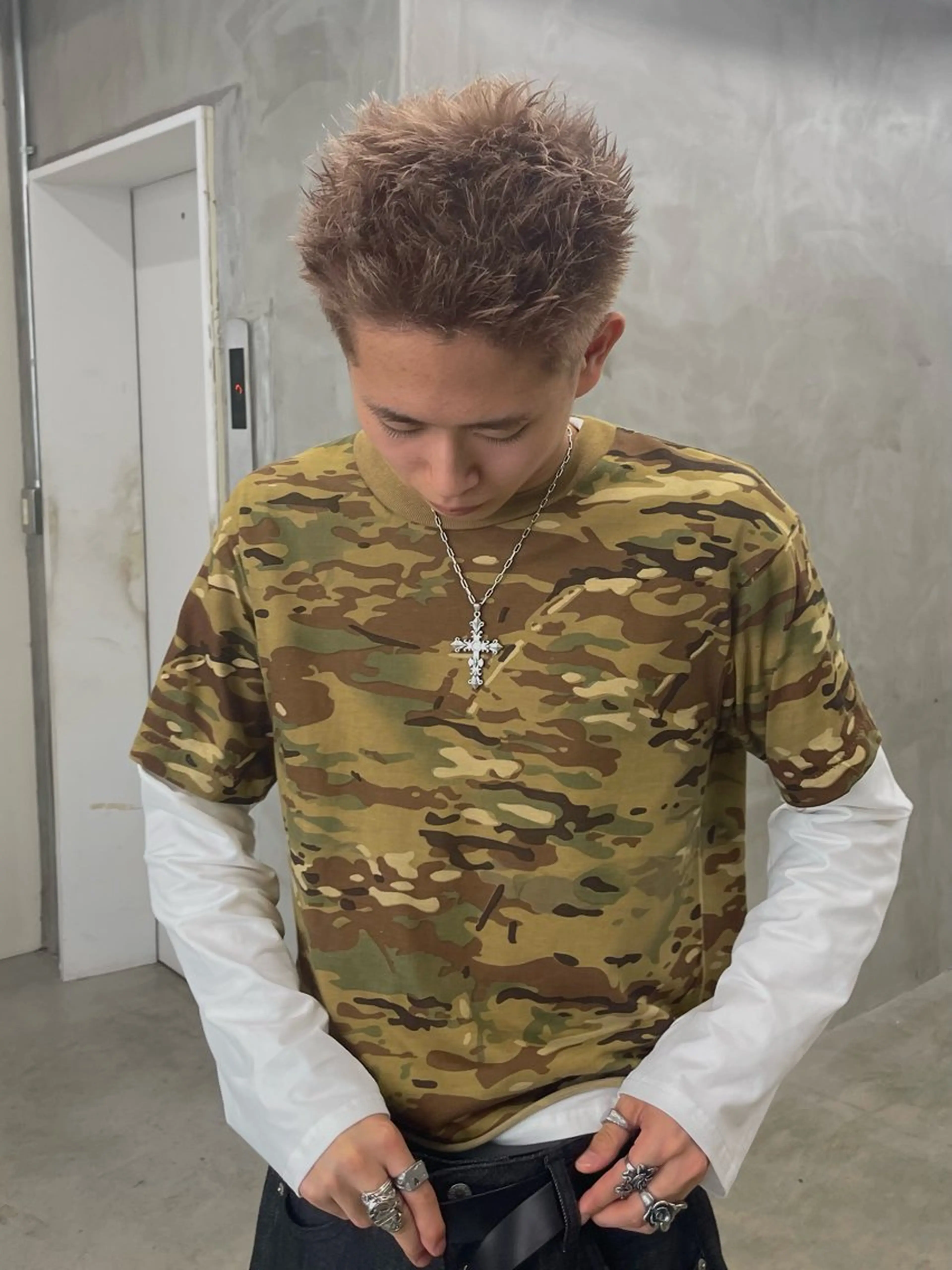 カラー メンズ カット ヘアカラー トリートメント メンズカット パーマ[佐橋]のヘアスタイル