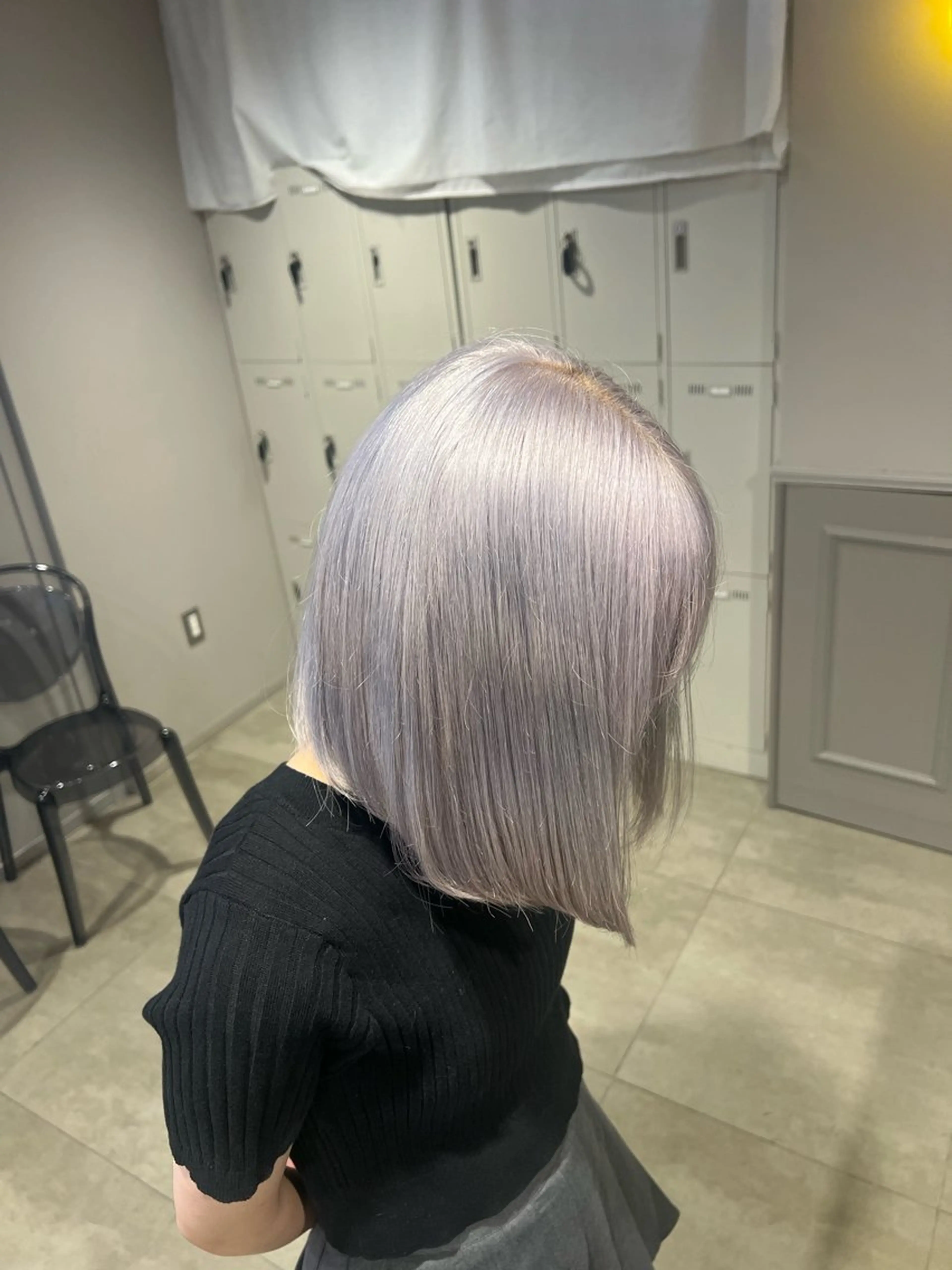 ミディアム カラー ヘアカラー 韓国レイヤーカット /REIのヘアスタイル