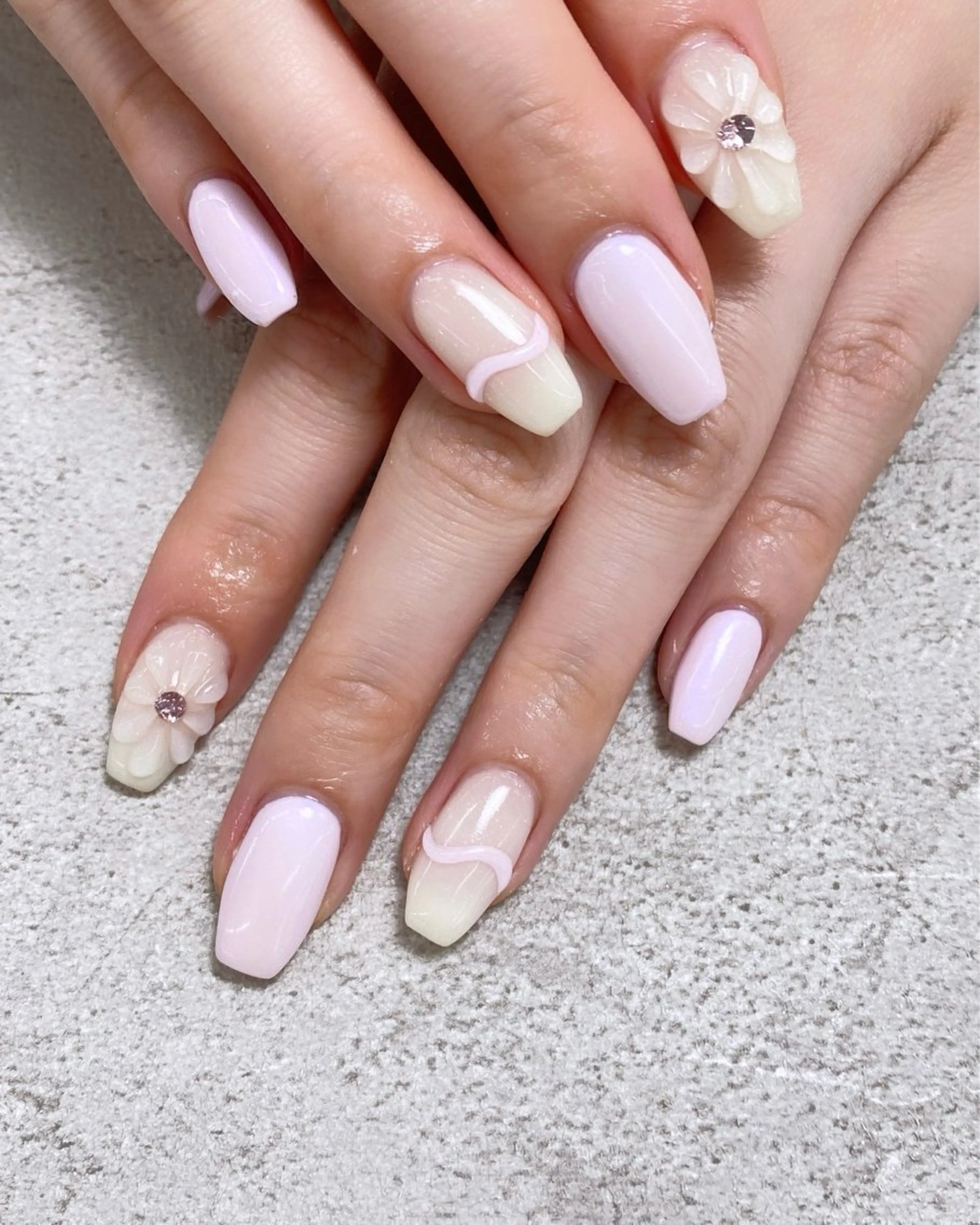 ネイル アートネイル クリアネイル フレンチネイル MAXKELLY北野 ゆうきのネイルデザイン