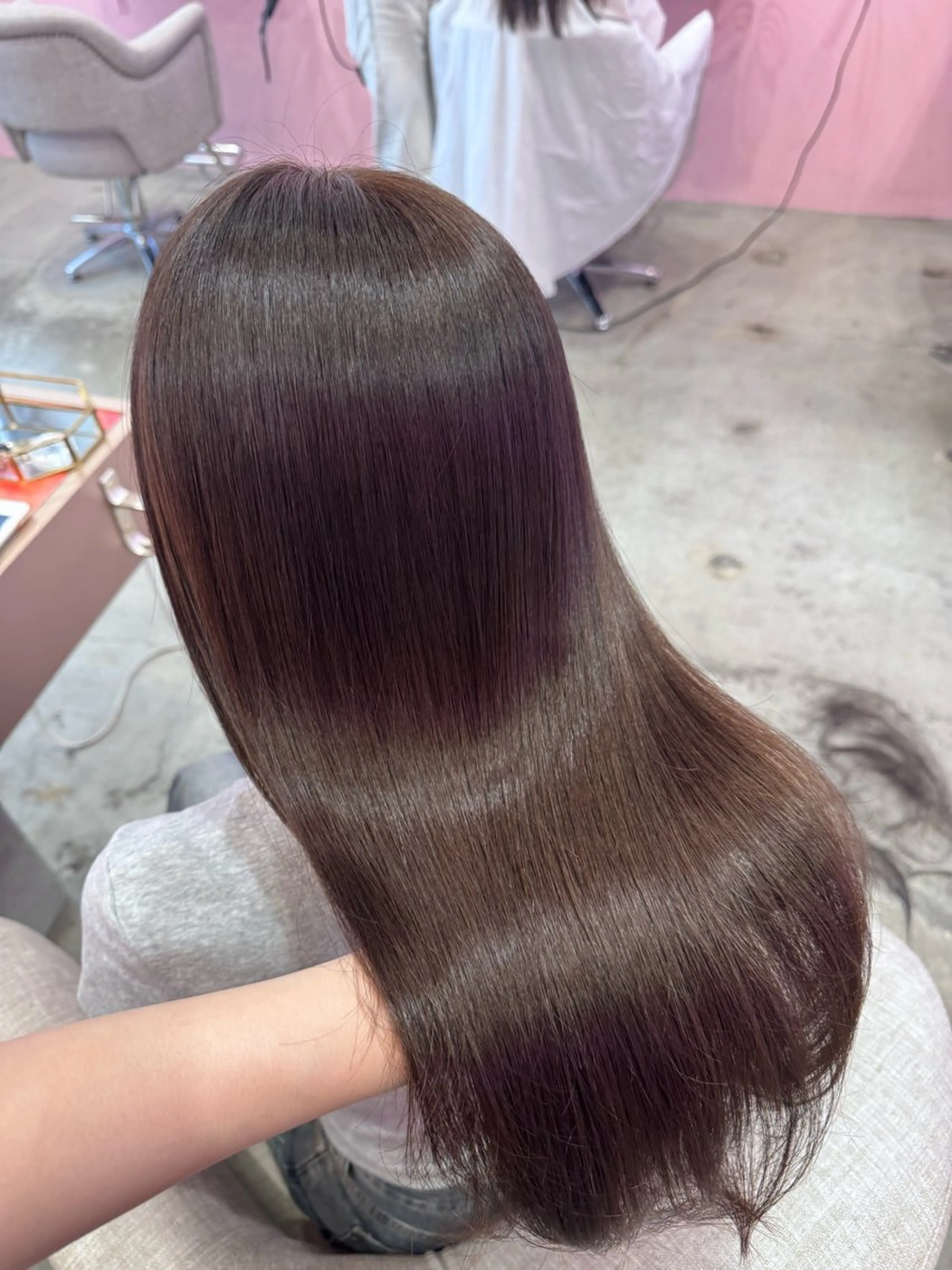 ロング カット ヘアカラー wixymimi hair salon所属・艶カラー✨レイヤー 𝐚𝐲𝐚𝐤𝐚のヘアスタイル