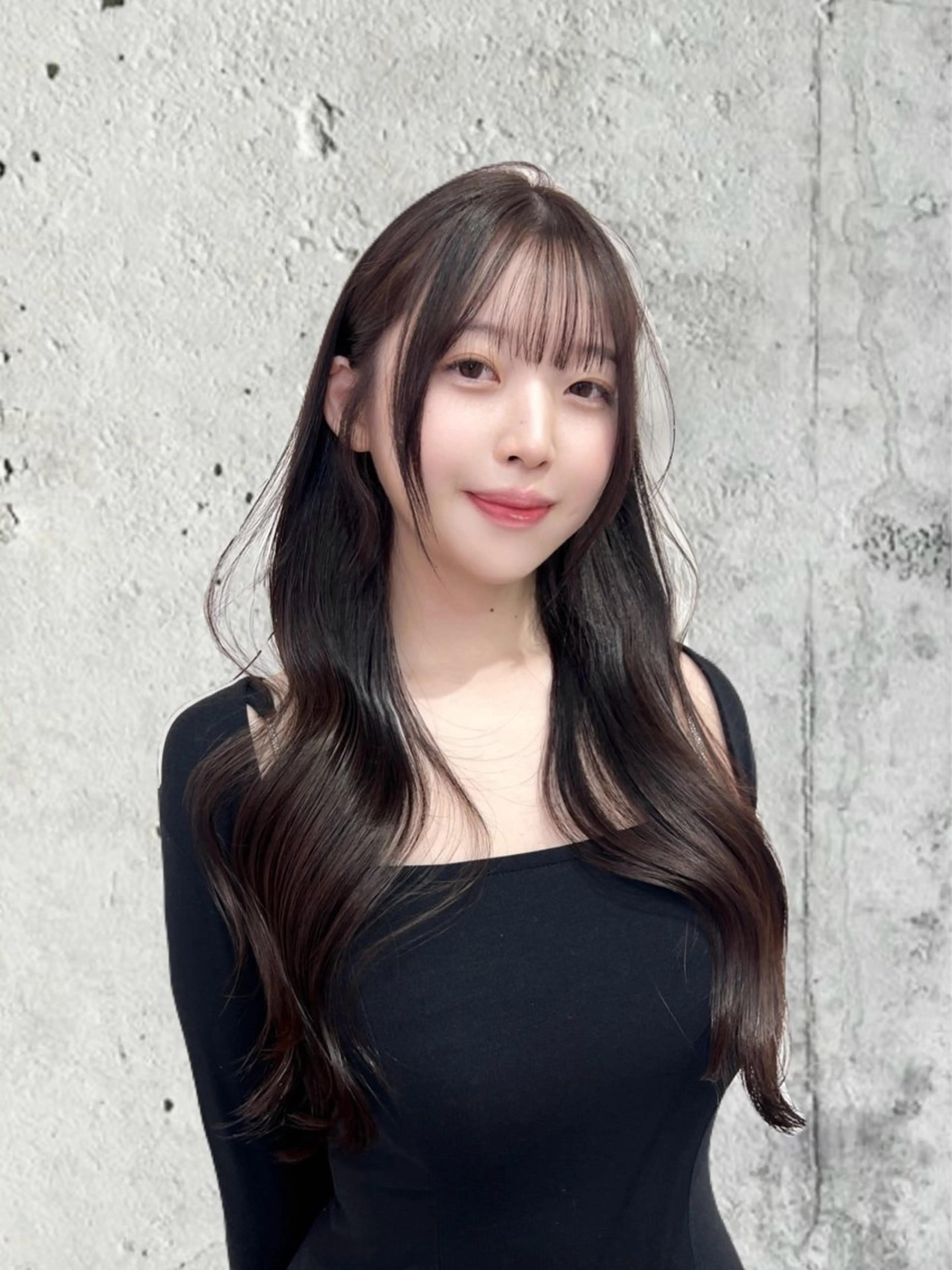 ロング カット ヘアカラー トリートメント 韓国/縮毛矯正/ カンタのヘアスタイル