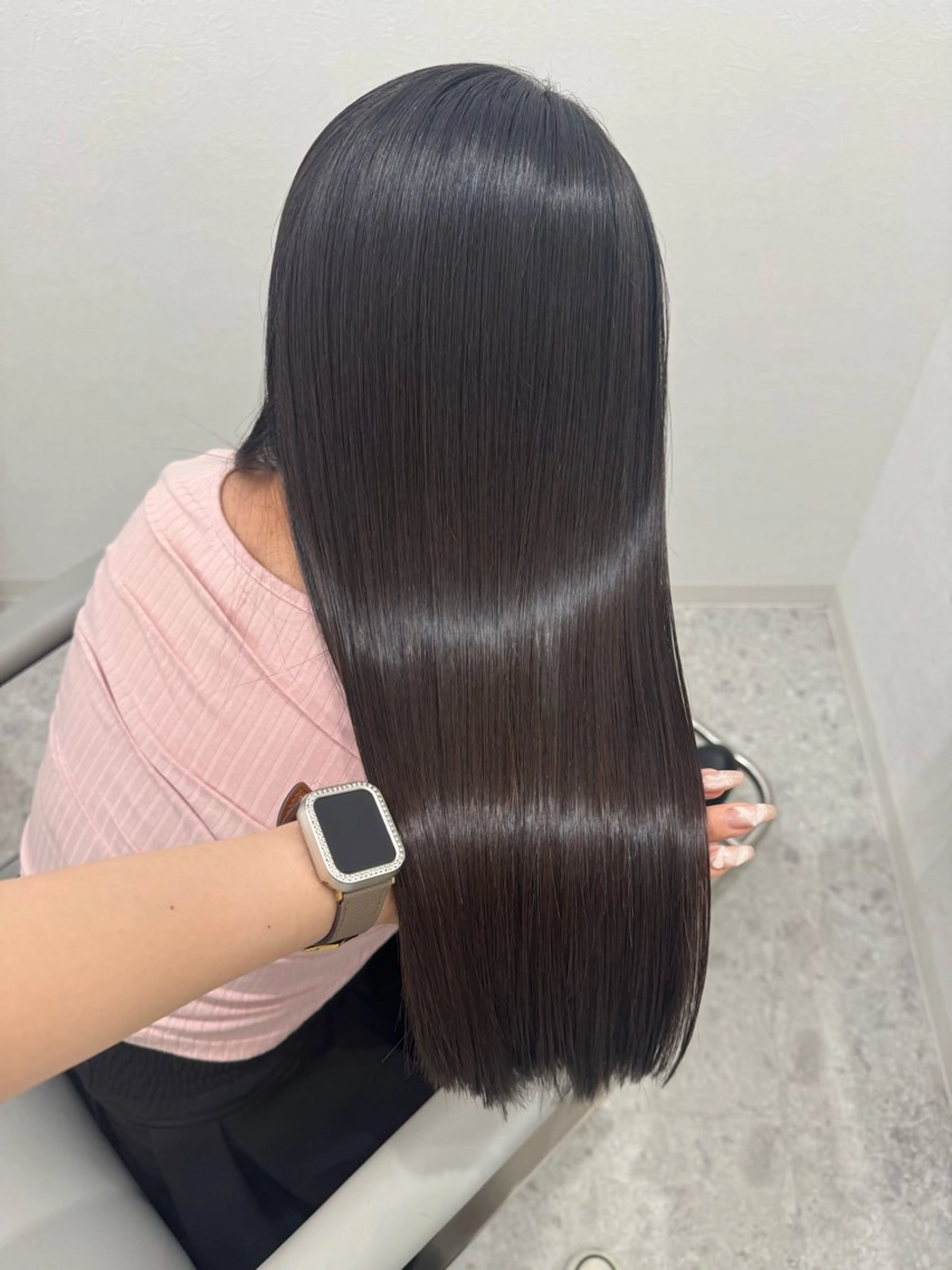 ロング 髪質改善 トリートメント カット ヘアカラー トリートメント 💎縮毛矯正/透明感 カラー💎椎葉みひろのヘアスタイル