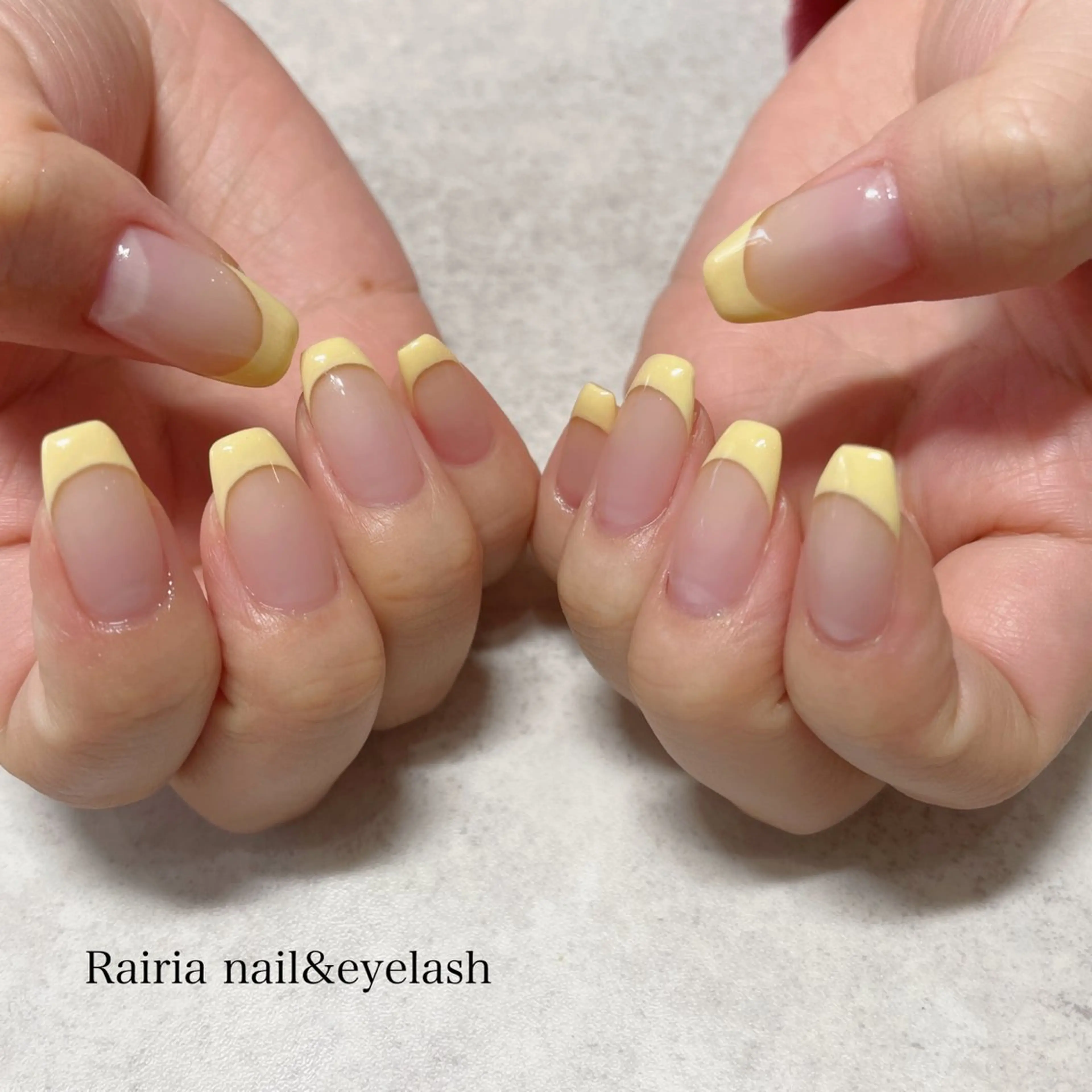 ネイル クリアネイル フレンチネイル 持ち込み ハンドネイル Rairia nail&eyelash小岩店所属・Rairianail 小岩店のネイルデザイン