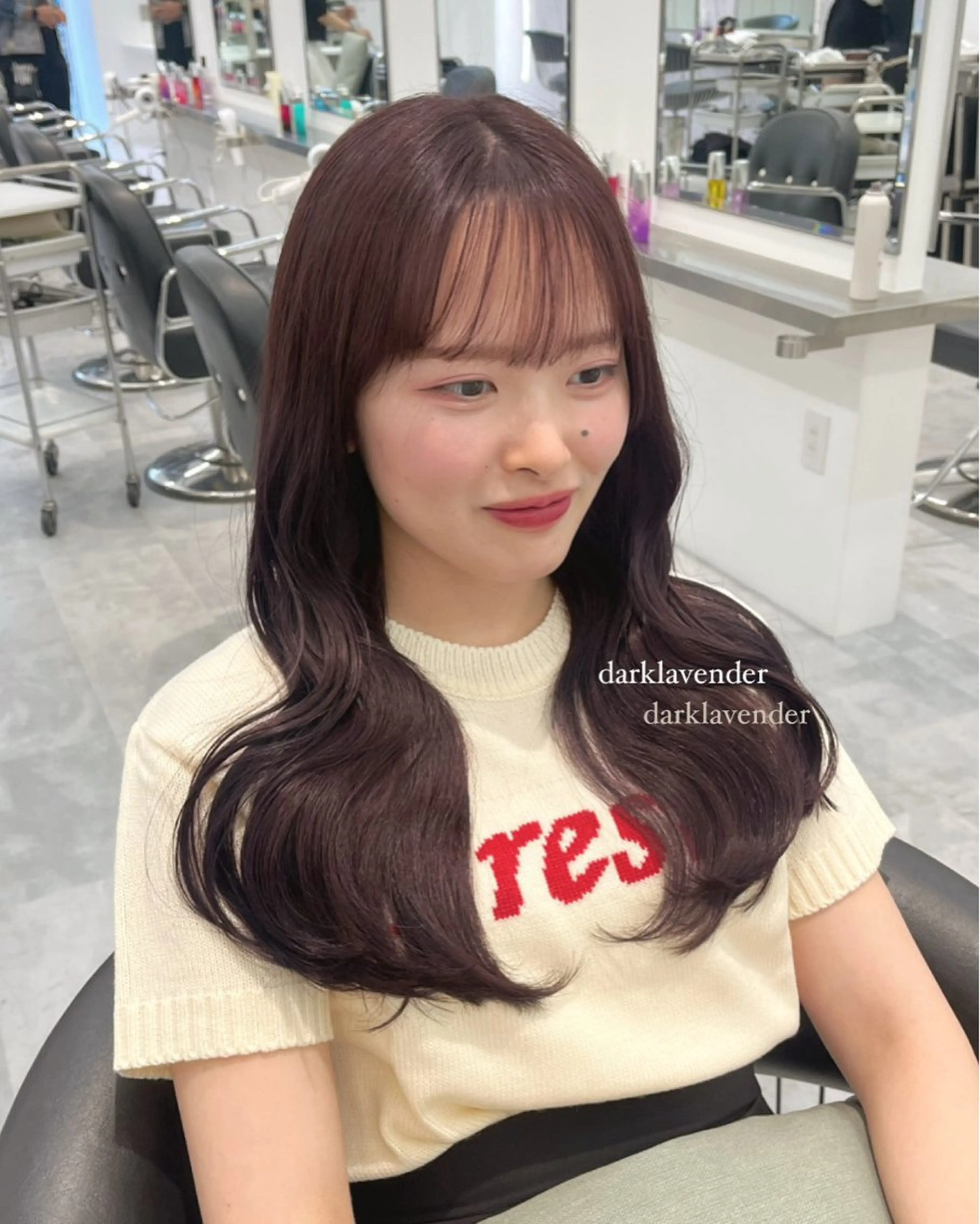 ロング カラー ヘアカラー トリートメント ParveMix ♡白神みやびのヘアスタイル