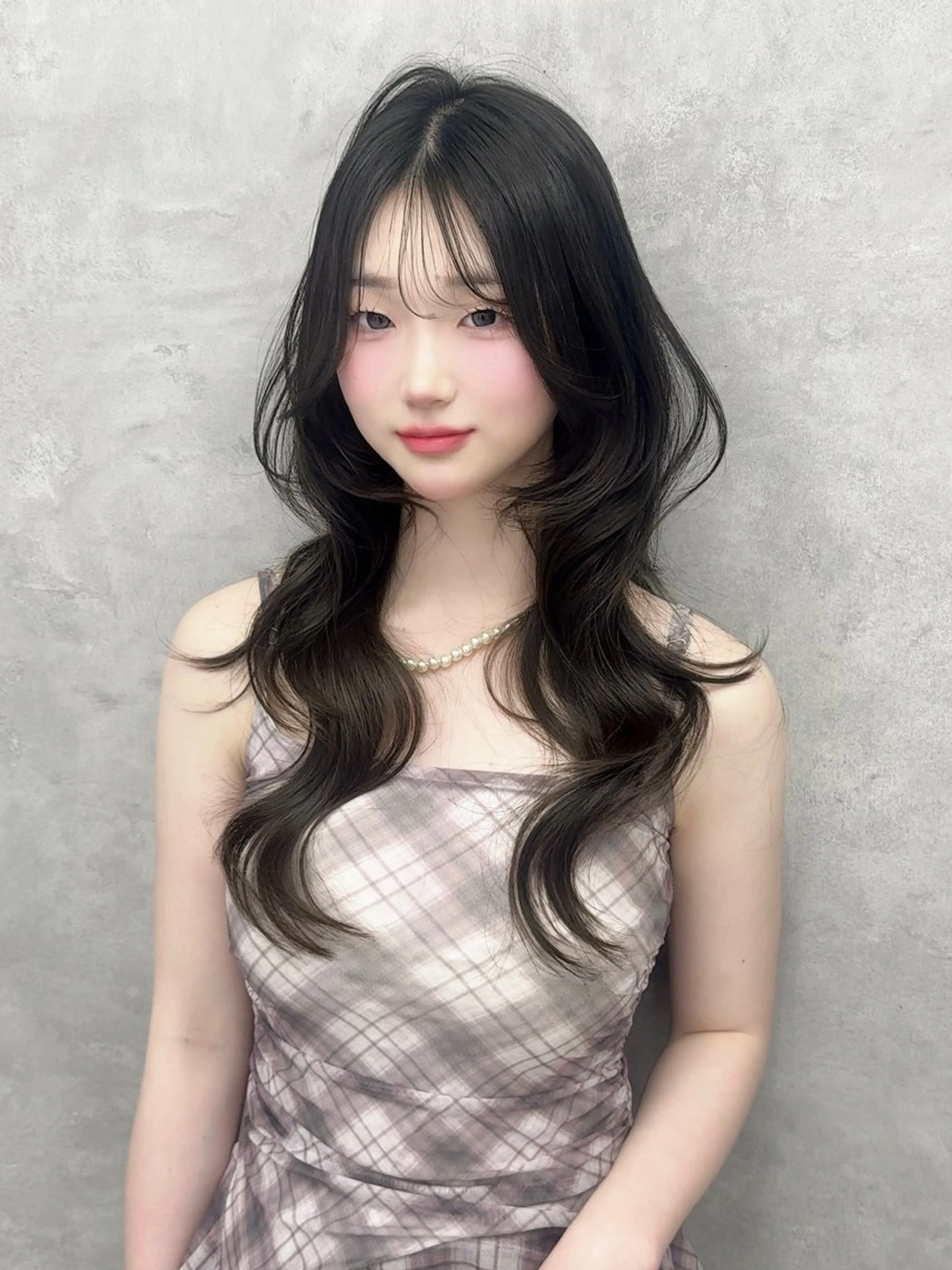 ロング 韓国風ヘア レイヤーカット VEYY.所属・韓国ヘア/ ルミナのヘアスタイル