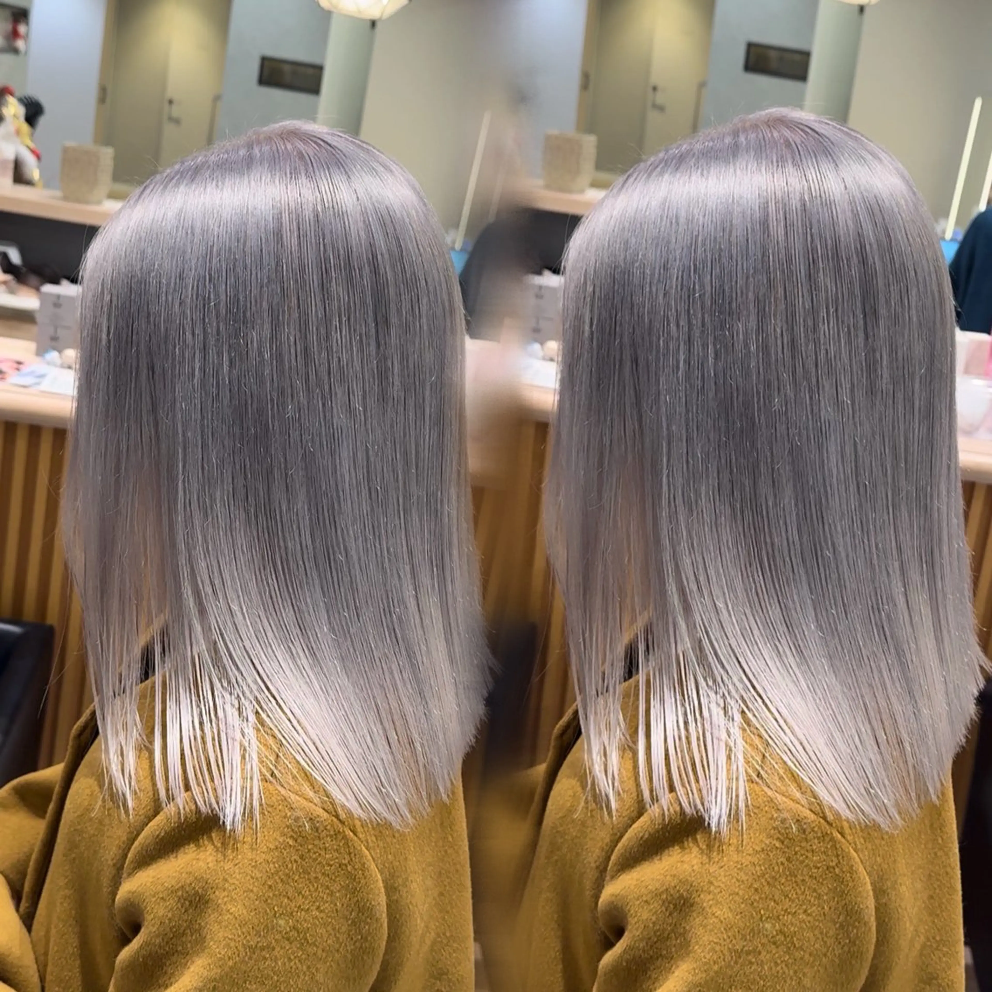 セミロング カラー トリートメント モデル様募集中 🎀🫧HARUNAのヘアスタイル