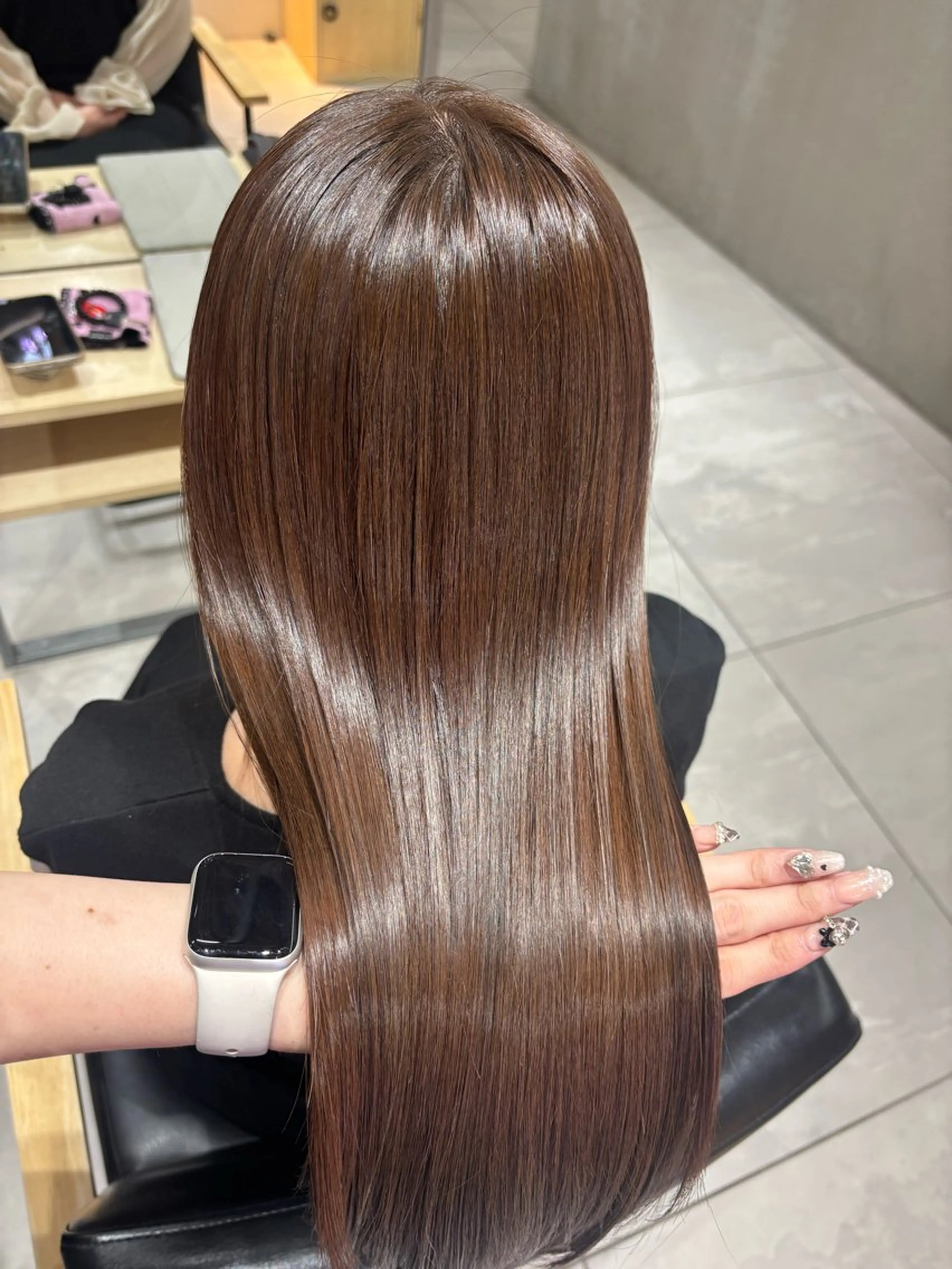 ロング ヘアカラー ヘアセット ゆるふわ透明感カラー 🎀ほの/表参道のヘアスタイル