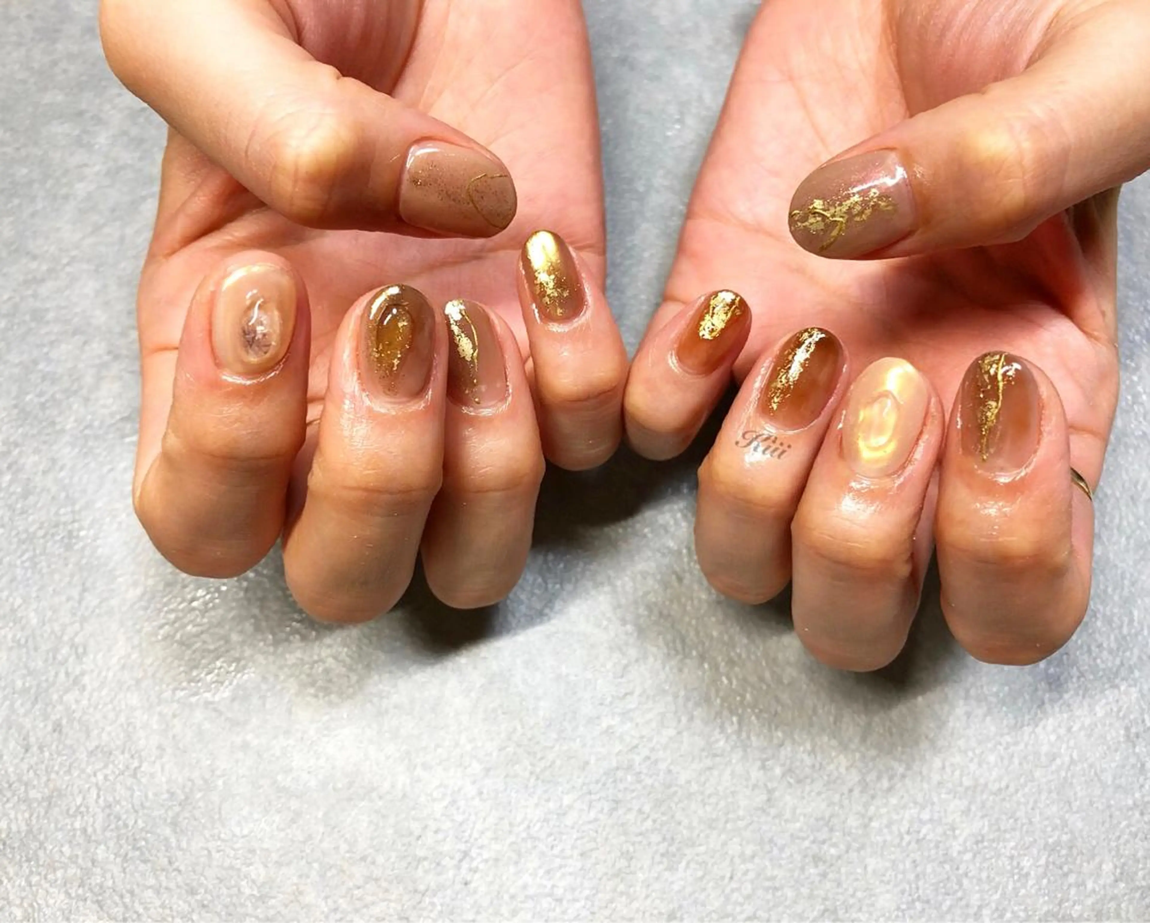 ネイル ハンドネイル フットネイル kiii.__ ✴︎*のネイルデザイン