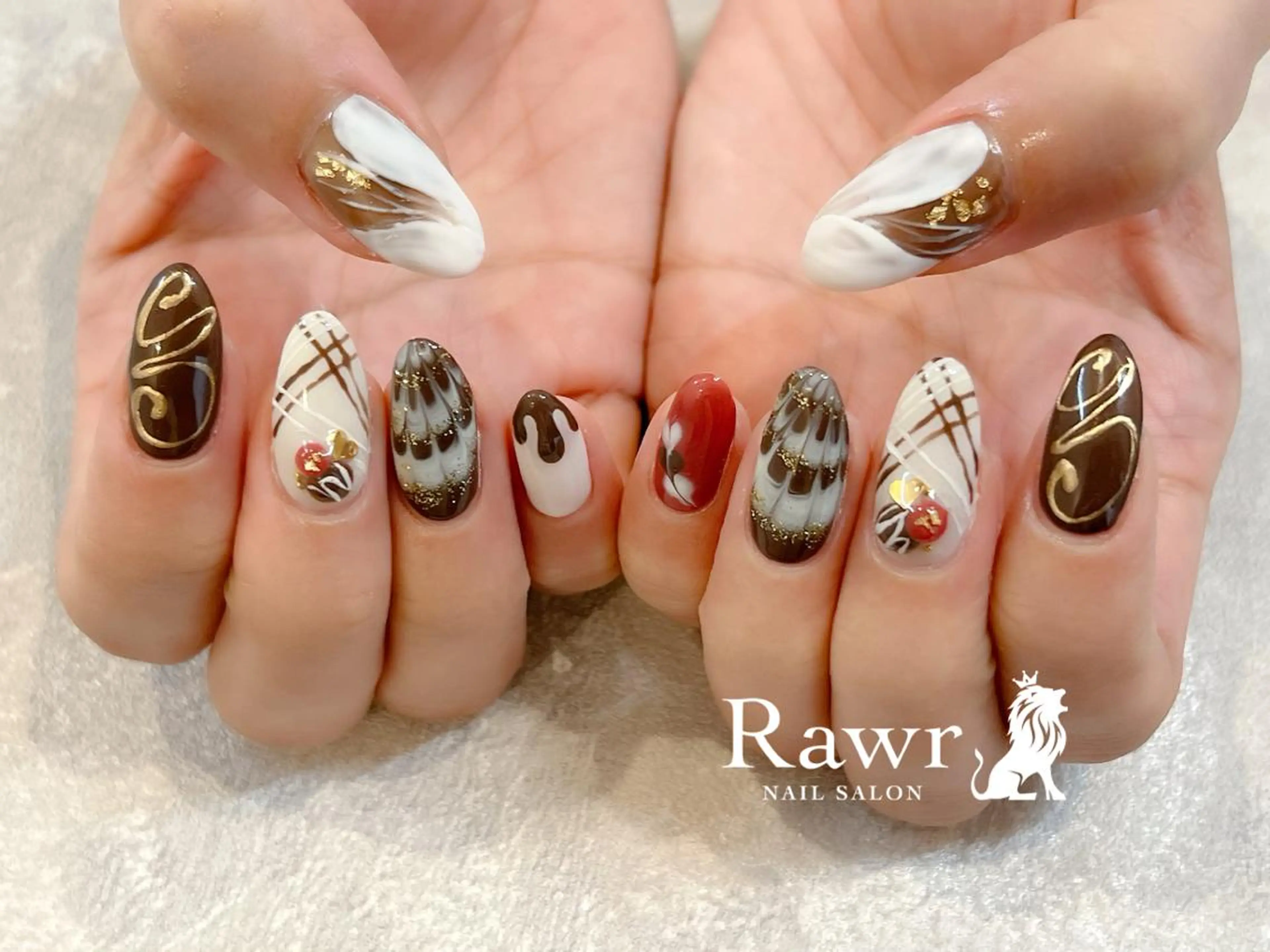 ネイル ハンドネイル Rawr / saoriのネイルデザイン