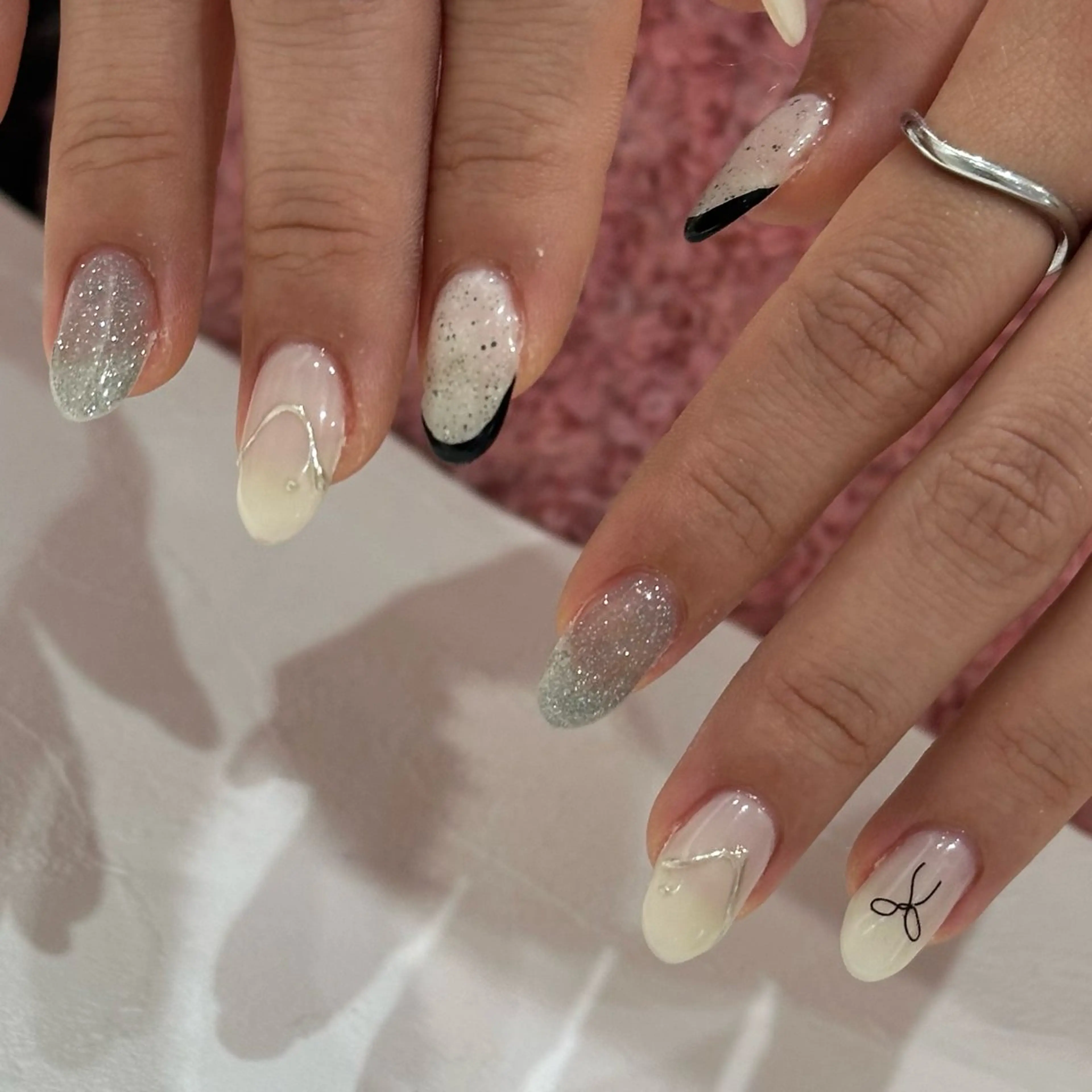 ネイル リボン ハンドネイル SACHIKO♪ premiereのネイルデザイン