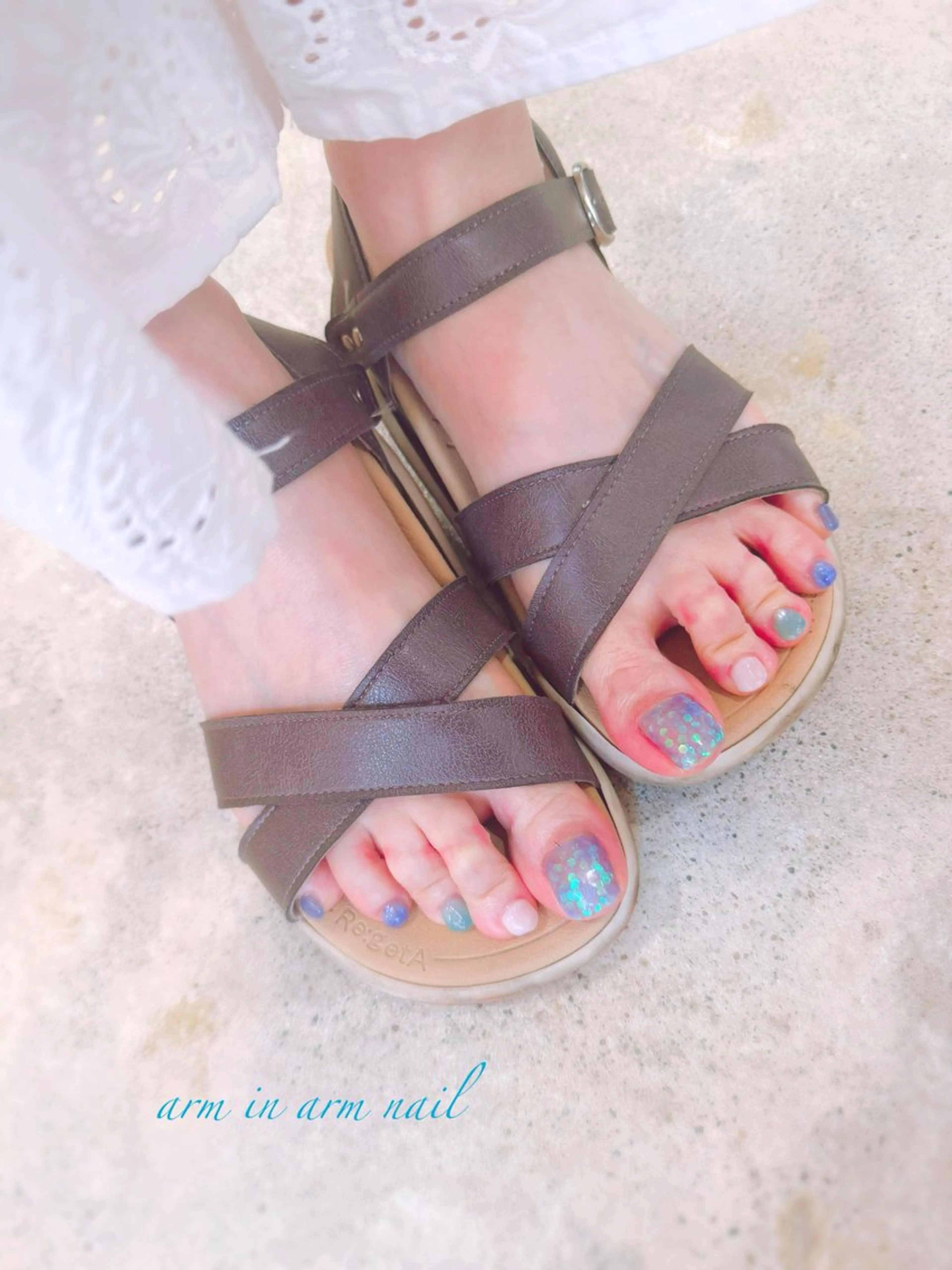 ネイル arm in arm ︎✿Yamamotoのマツエク・マツパデザイン