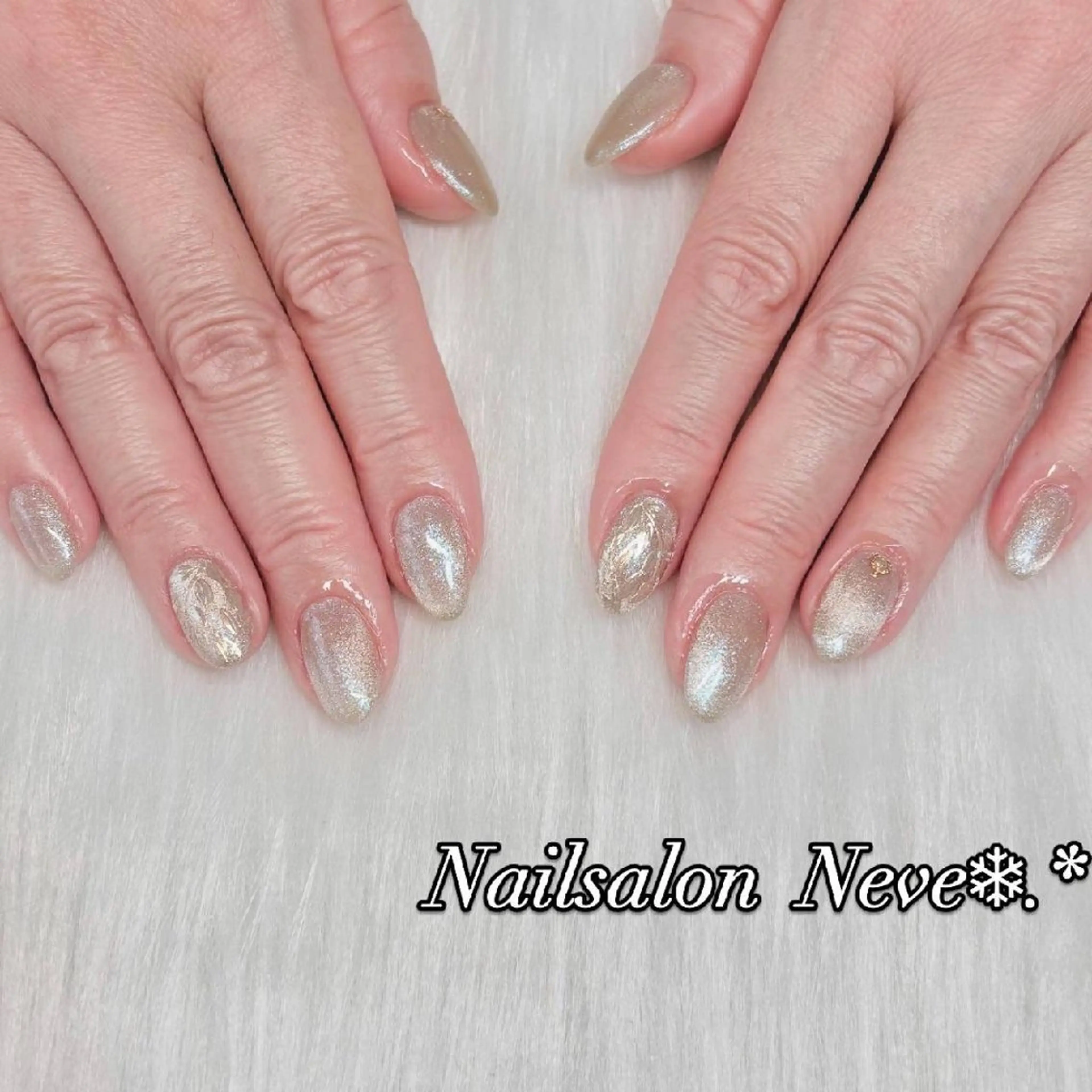 ネイル ハンドネイル Nailsalon Neve❄︎.*のネイルデザイン