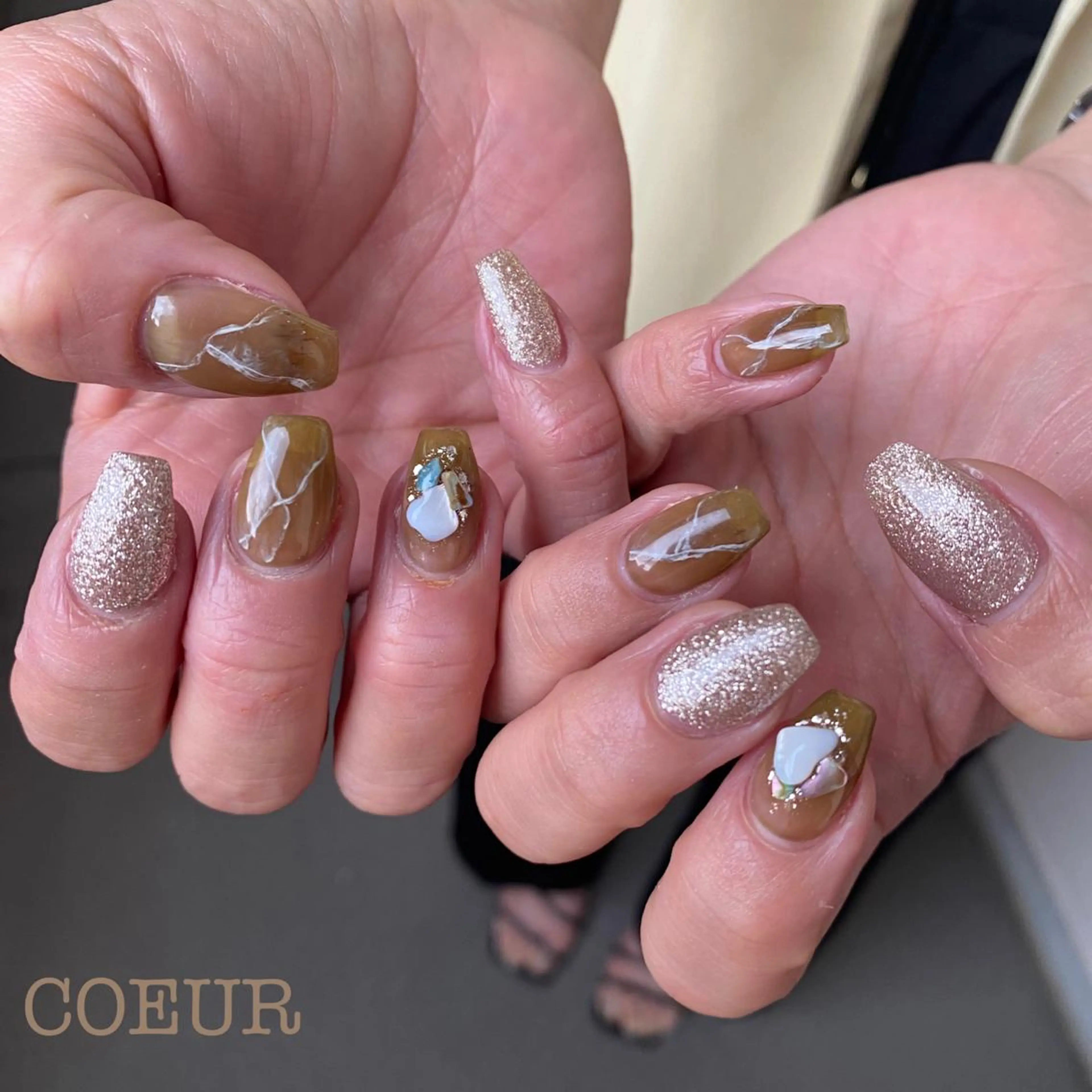 ネイル ハンドネイル COEUR✴︎ yukikaのネイルデザイン