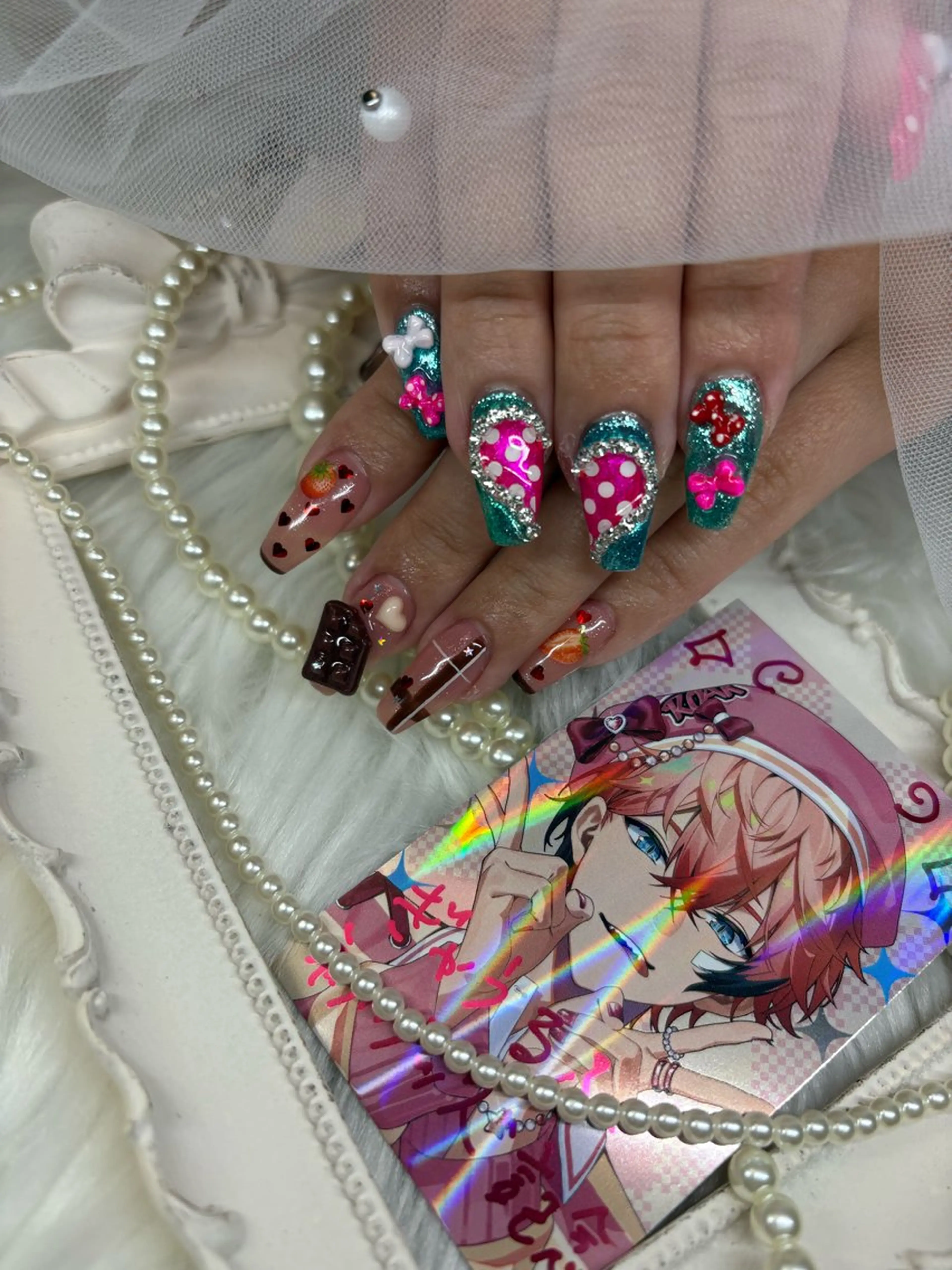 ネイル toyvenail 🖤enaのネイルデザイン