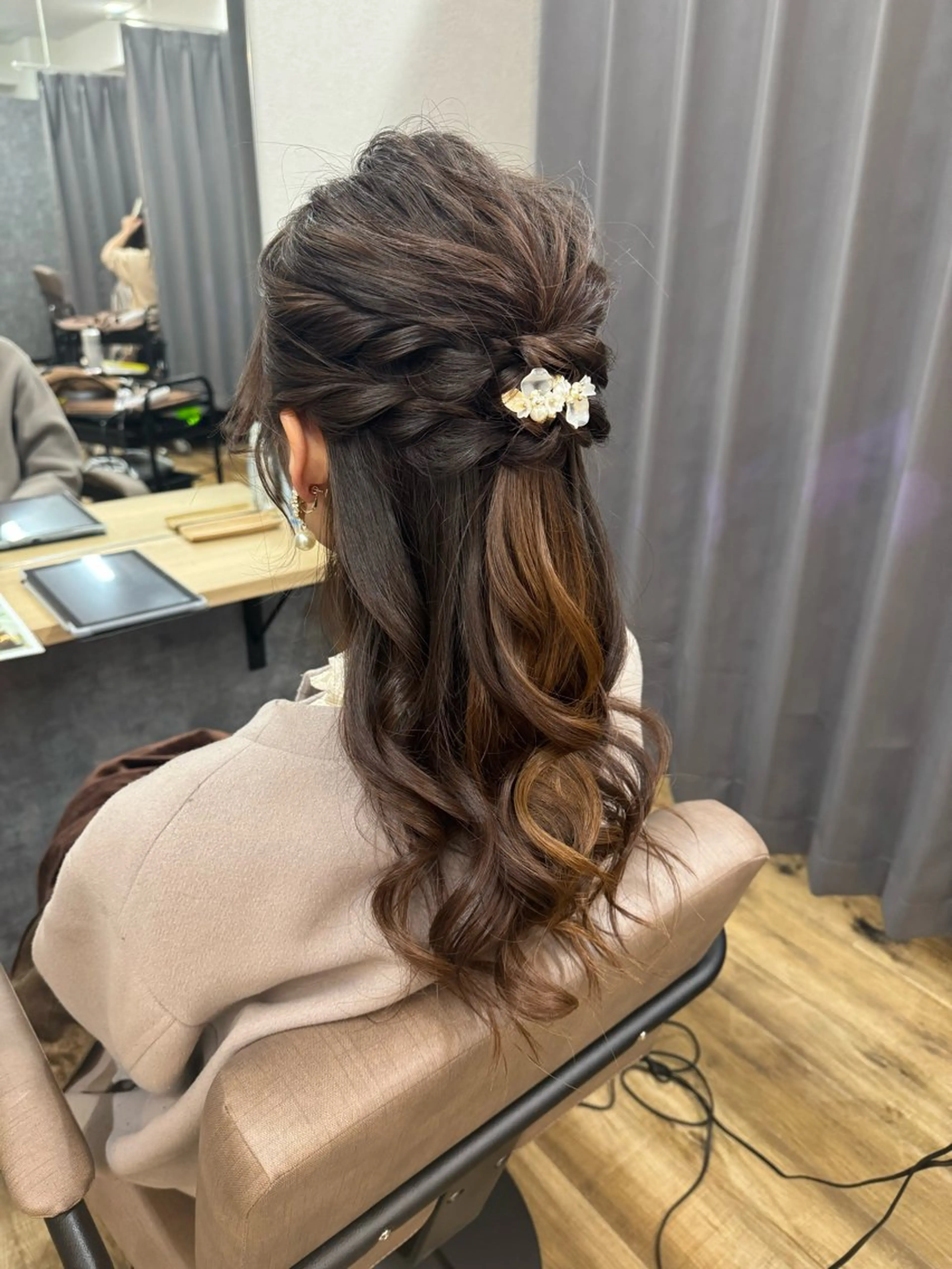 ロング ヘアアレンジ ヘアセット TELA HAIR南流山店所属・TELA HAIR Annaのヘアスタイル