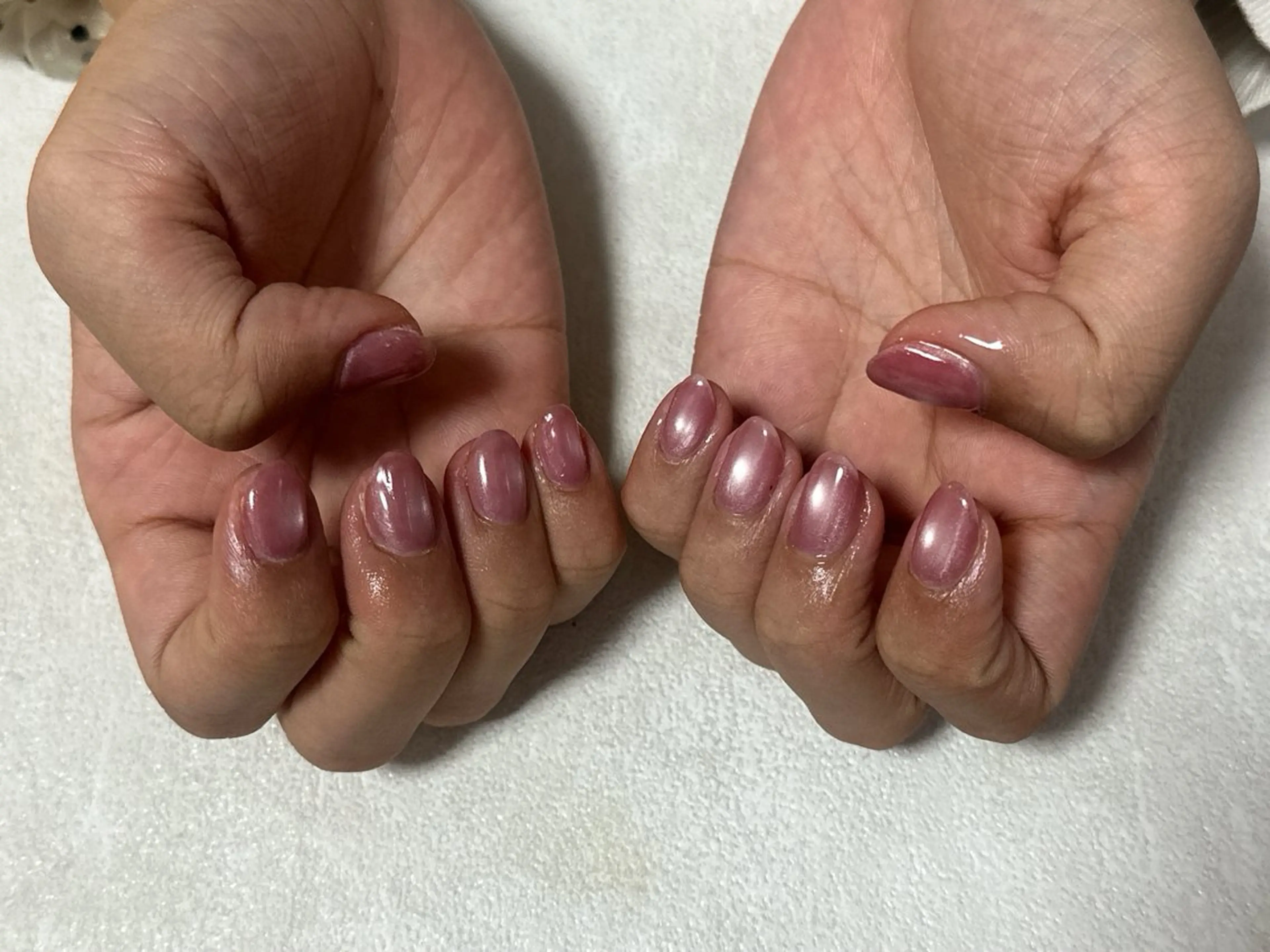 ネイル オーロラネイル 桜ネイル フラワーネイル フットネイル フレンチネイル ハンドネイル mogunail &blowのネイルデザイン
