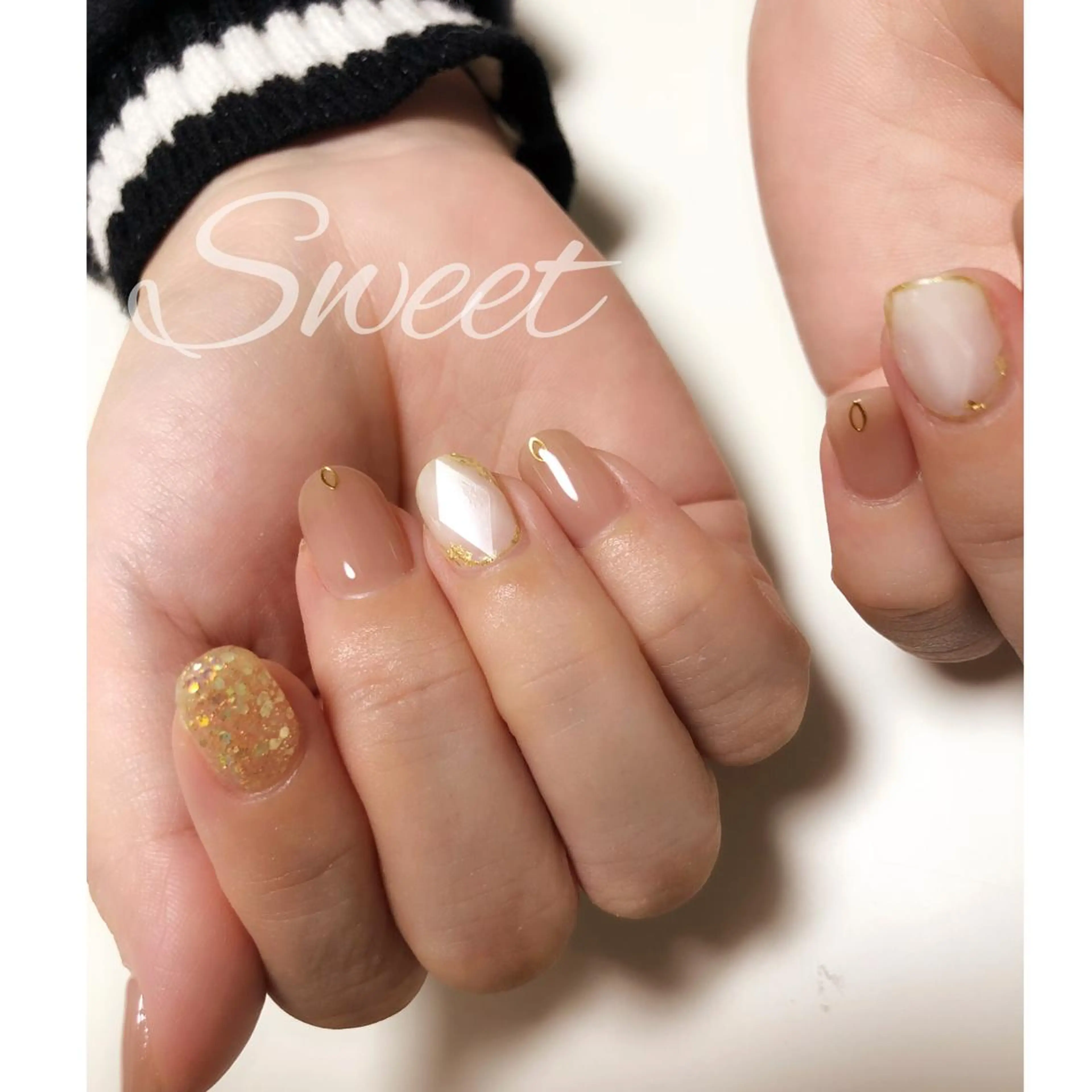 ネイル sweet 仲野陽子のネイルデザイン