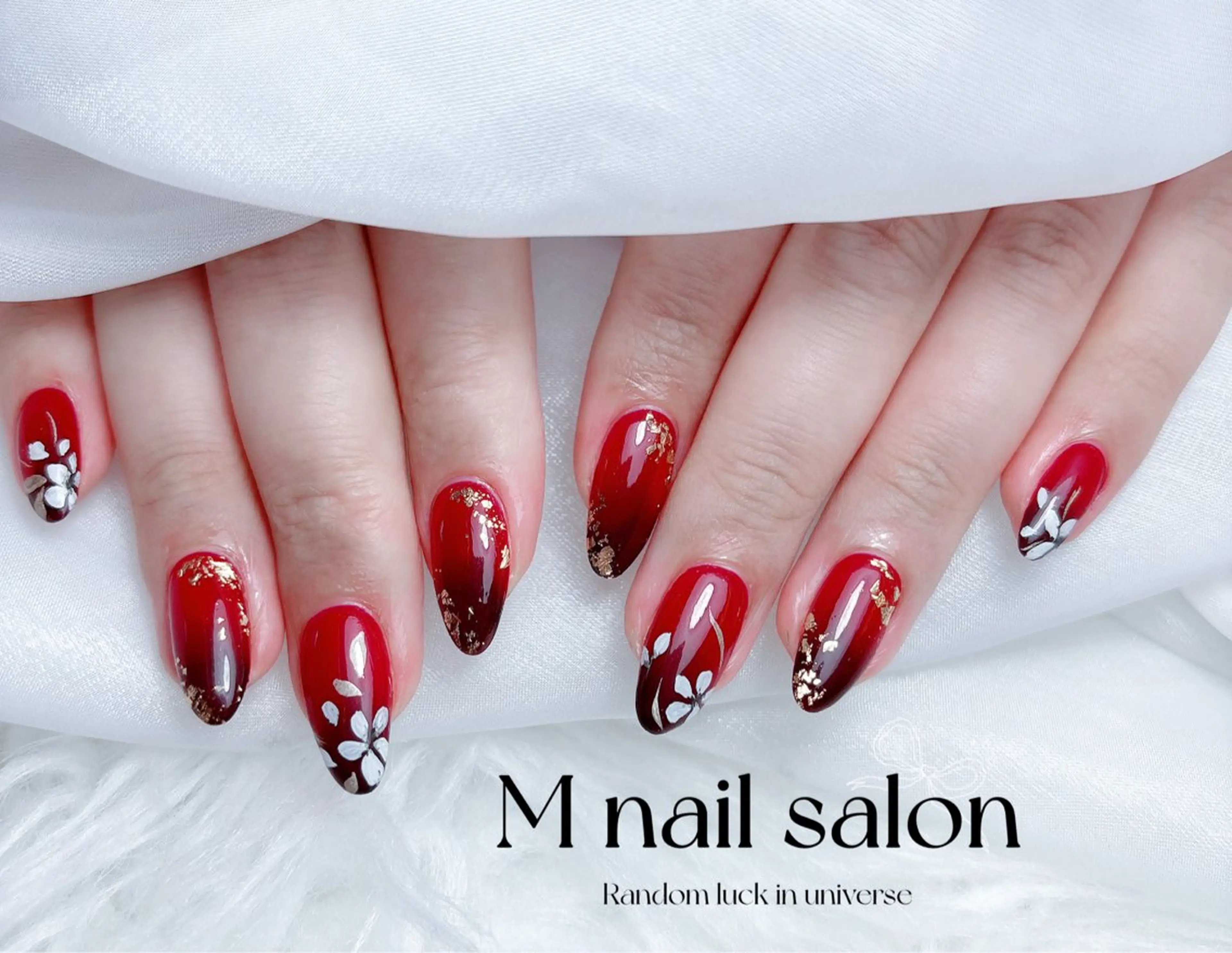 ネイル ハンドネイル M🌷nail 長さだし専門店のネイルデザイン