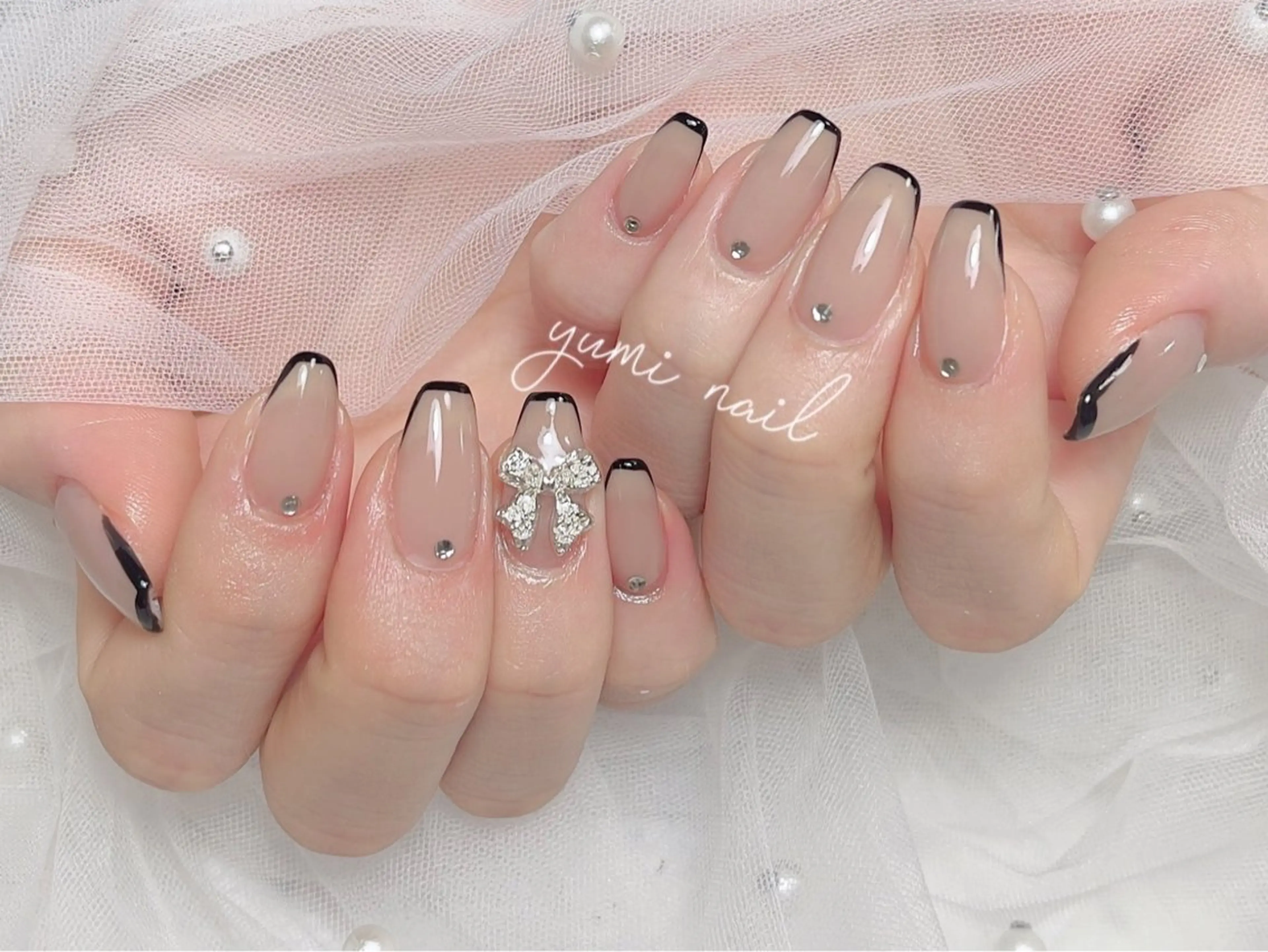 ネイル 𝐲𝐮𝐦𝐢🎀 長さ出しデザイン専門のネイルデザイン