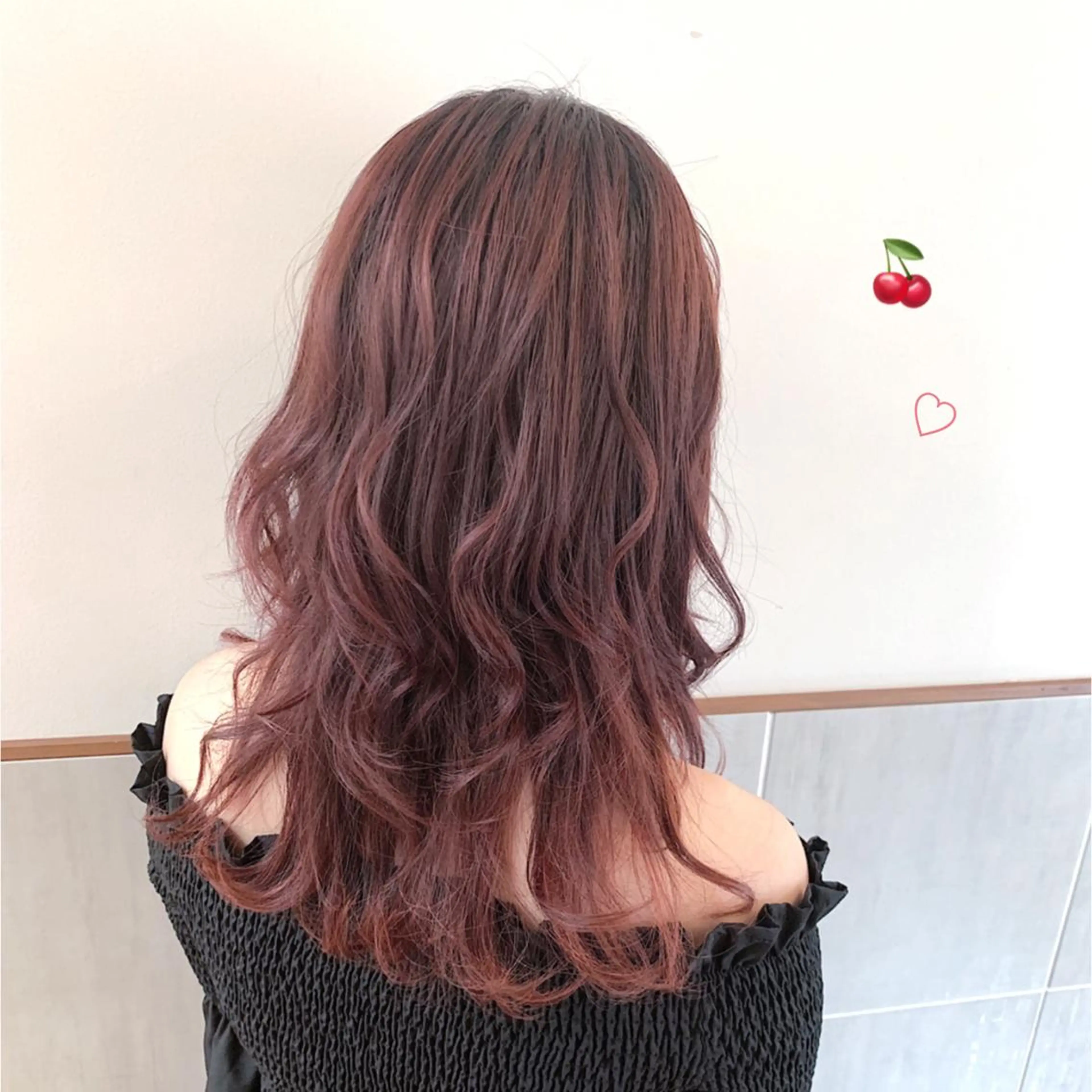 セミロング カラー 佐藤 梨里花 ❤︎のヘアスタイル