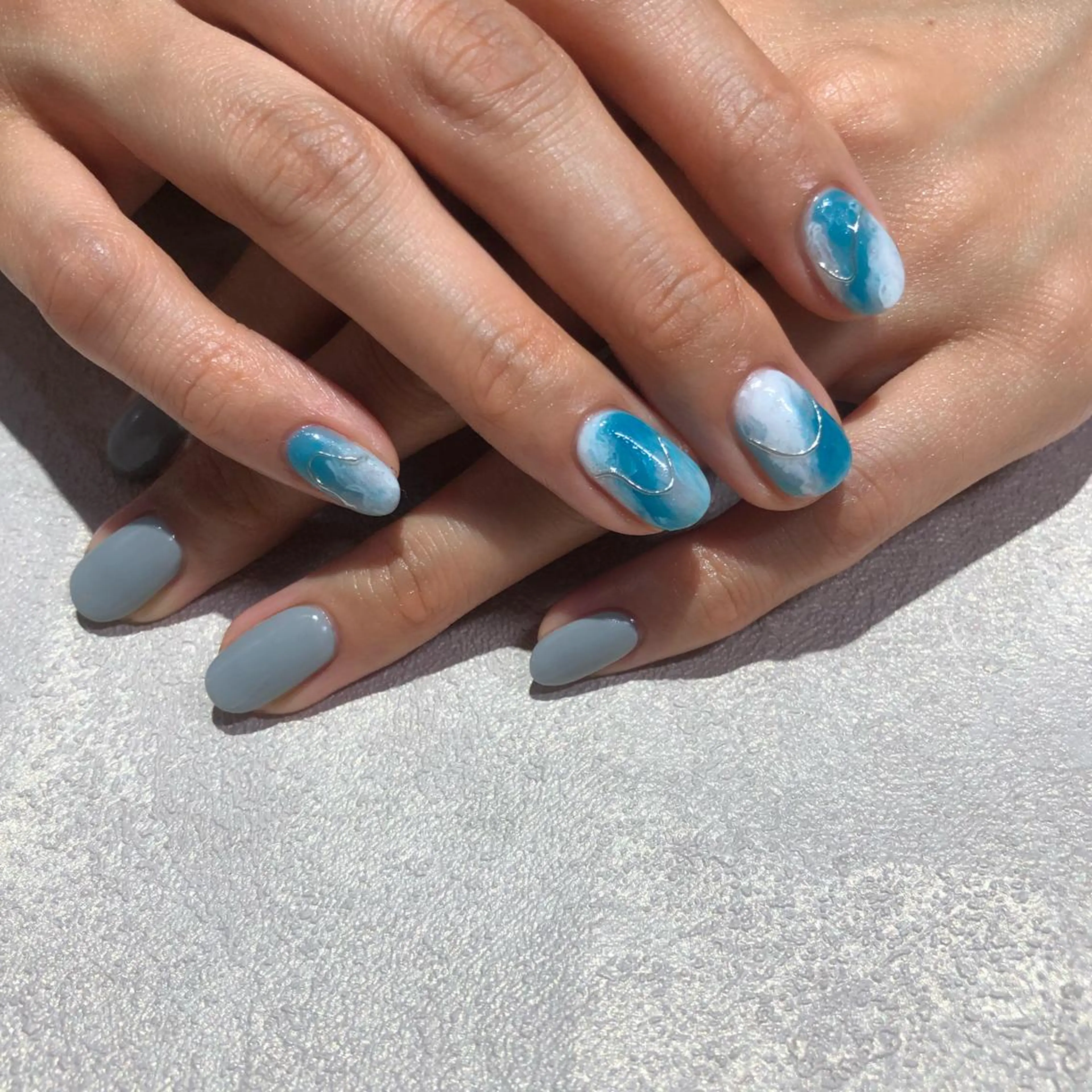 ネイル ハンドネイル フットネイル ハンドケア Nes.Nail所属・Miyagi Asamiのネイルデザイン