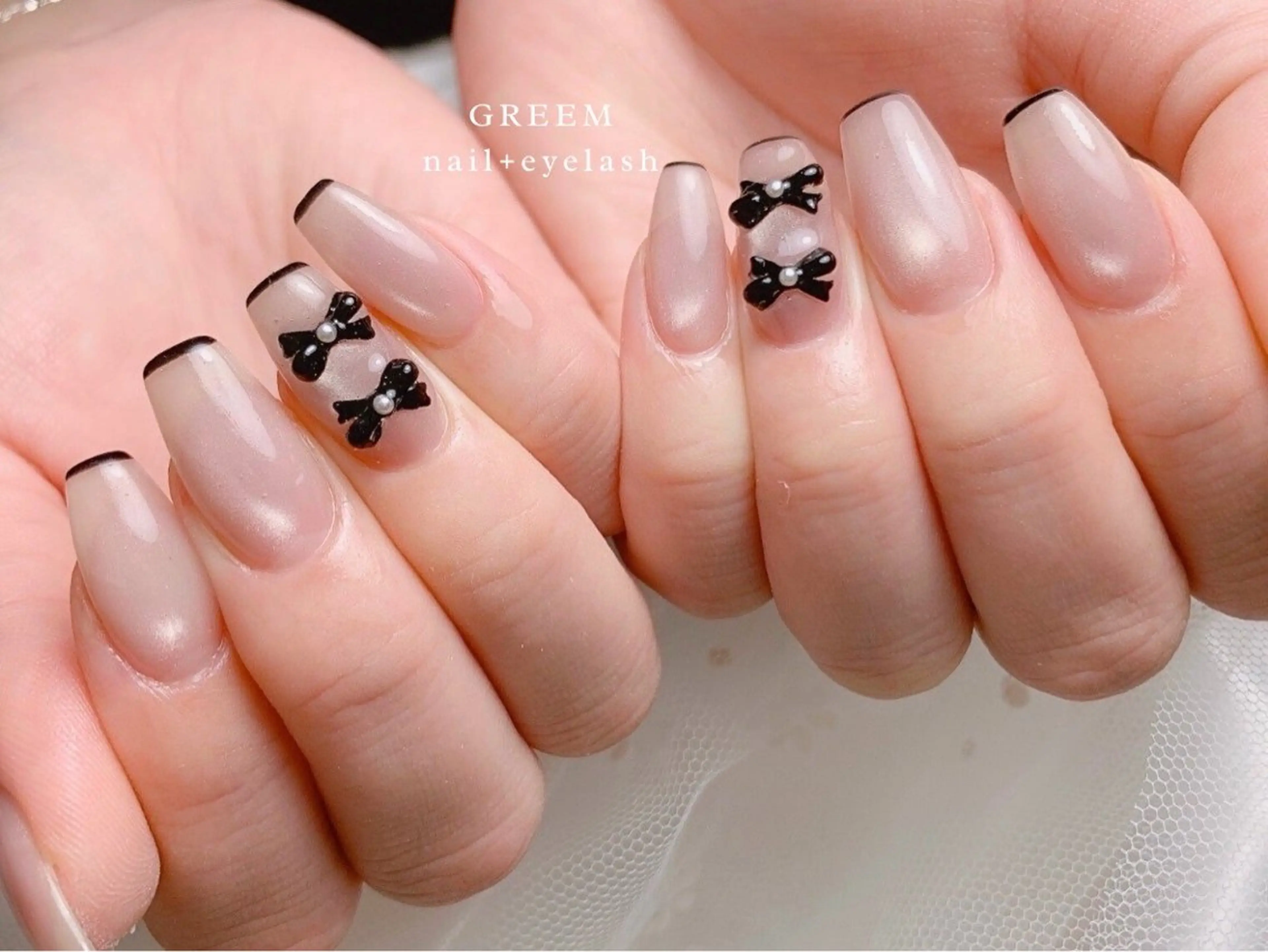 ネイル ガーリー マグネットネイル ハンドネイル GREEM グリームのネイルデザイン