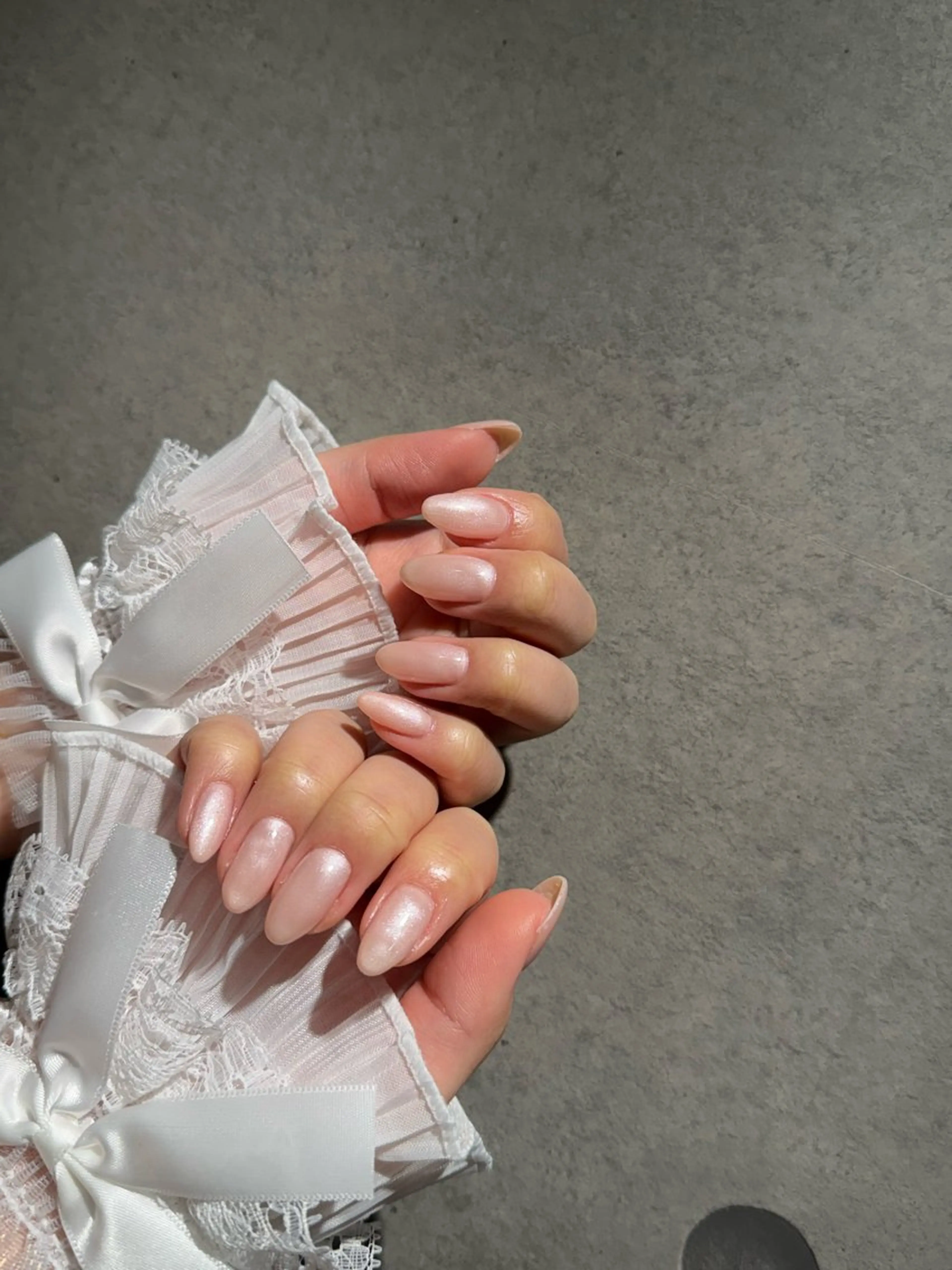 ネイル I-nailロング /ワンホン/キラキラのネイルデザイン