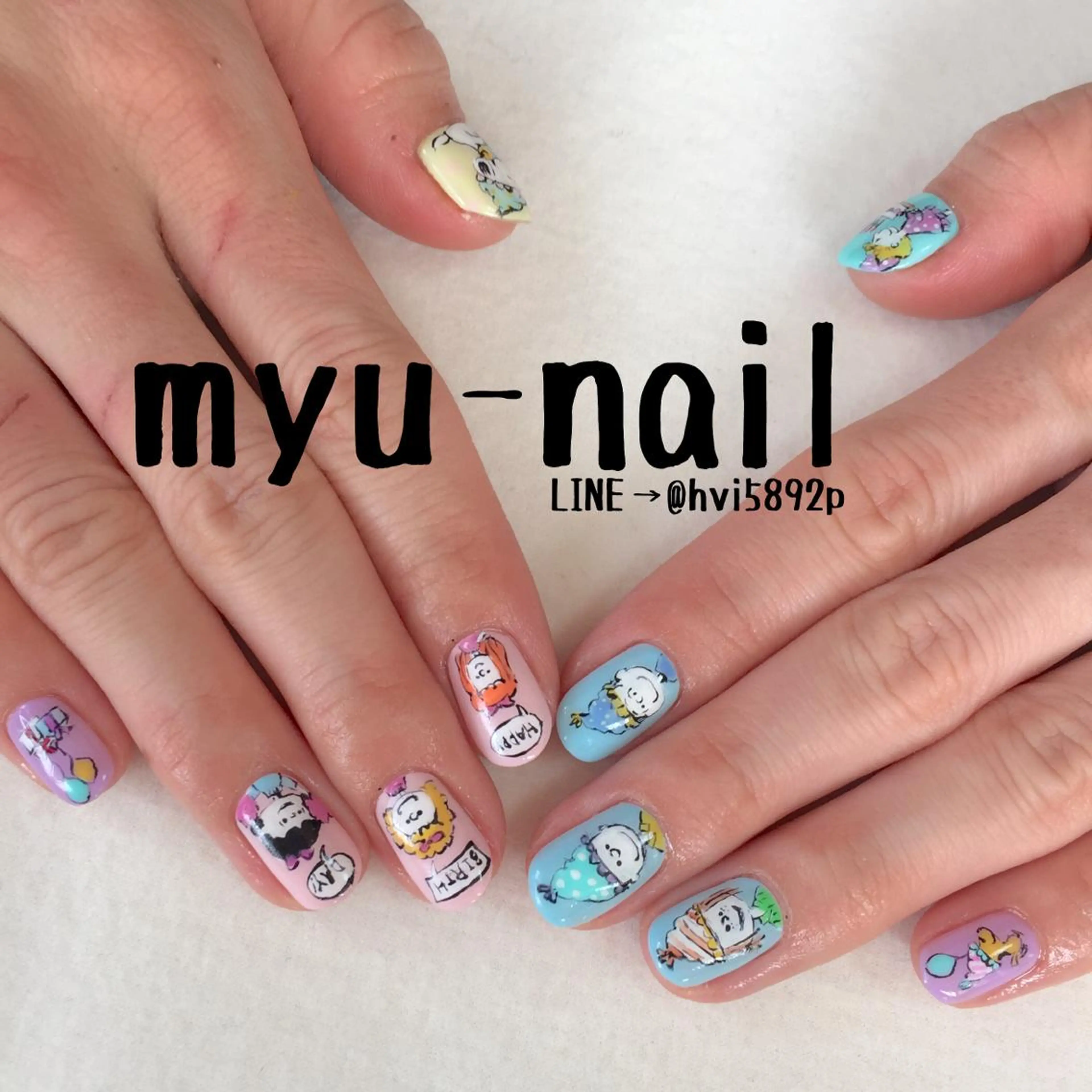 ネイル ハンドネイル ホームサロン myu-nailのネイルデザイン