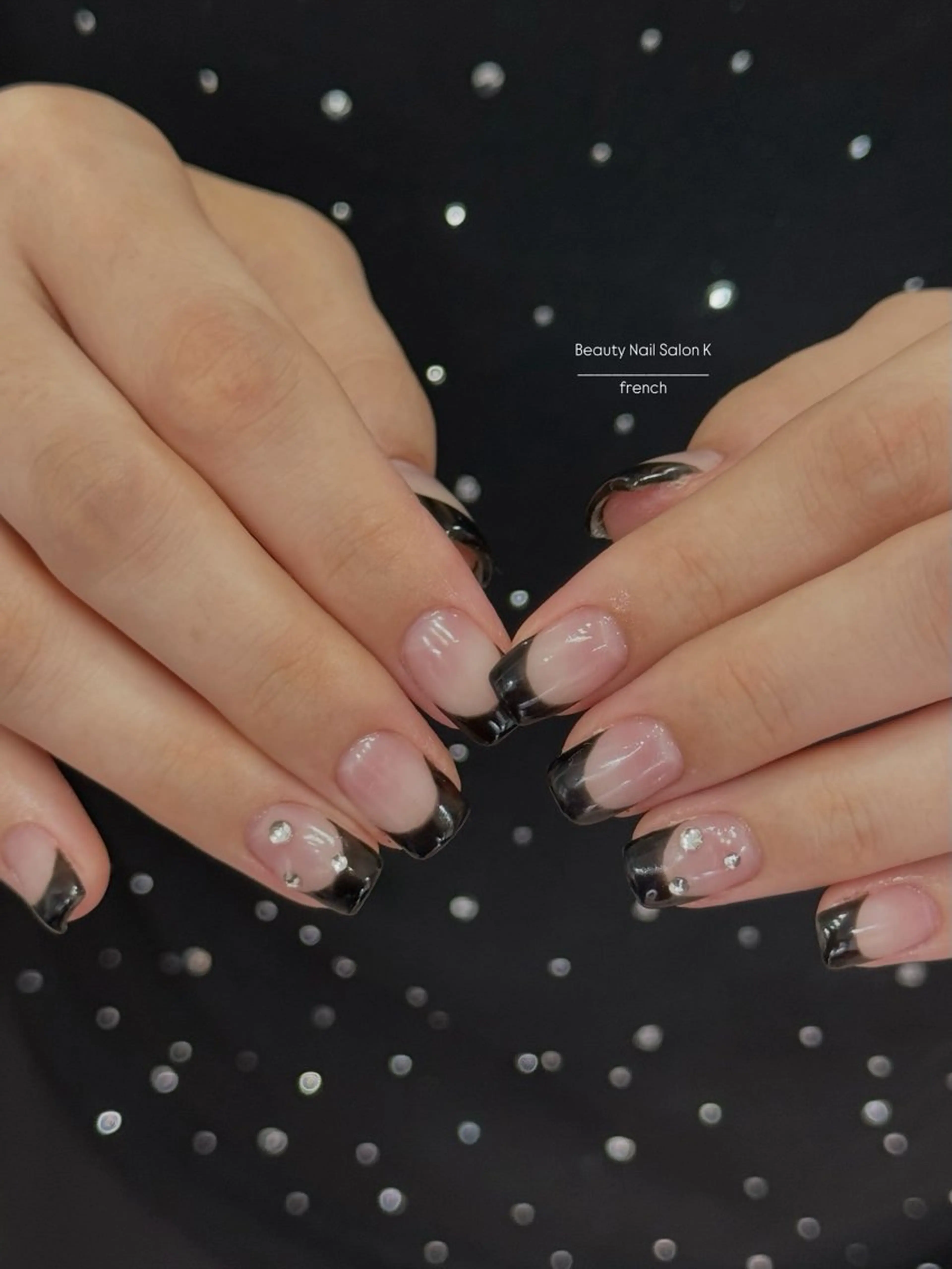 ネイル フレンチネイル ハンドネイル ハンドケア Nail salon K　momoのネイルデザイン