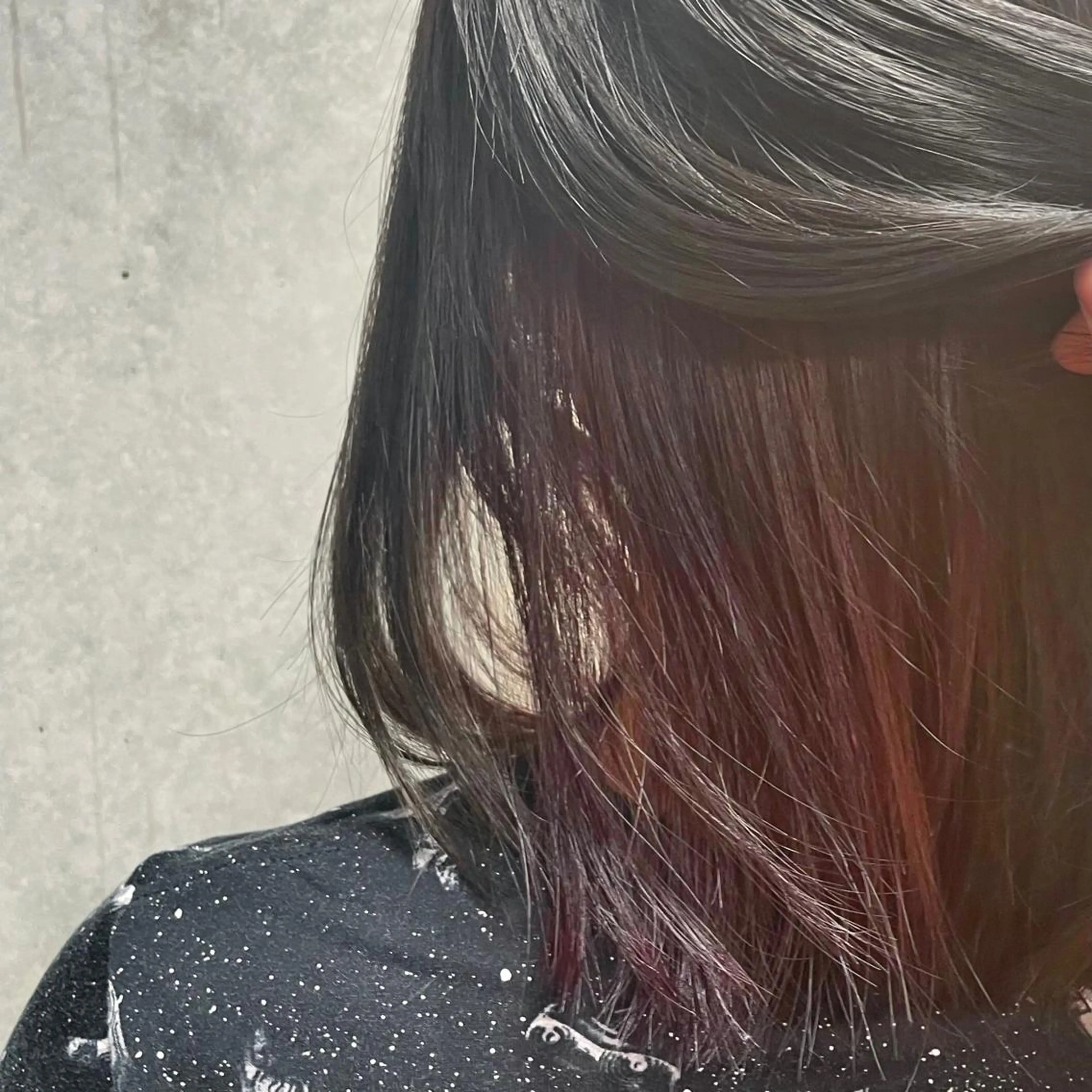 ミディアム カラー インナーカラー TAKIZAWA 武蔵小杉のヘアスタイル