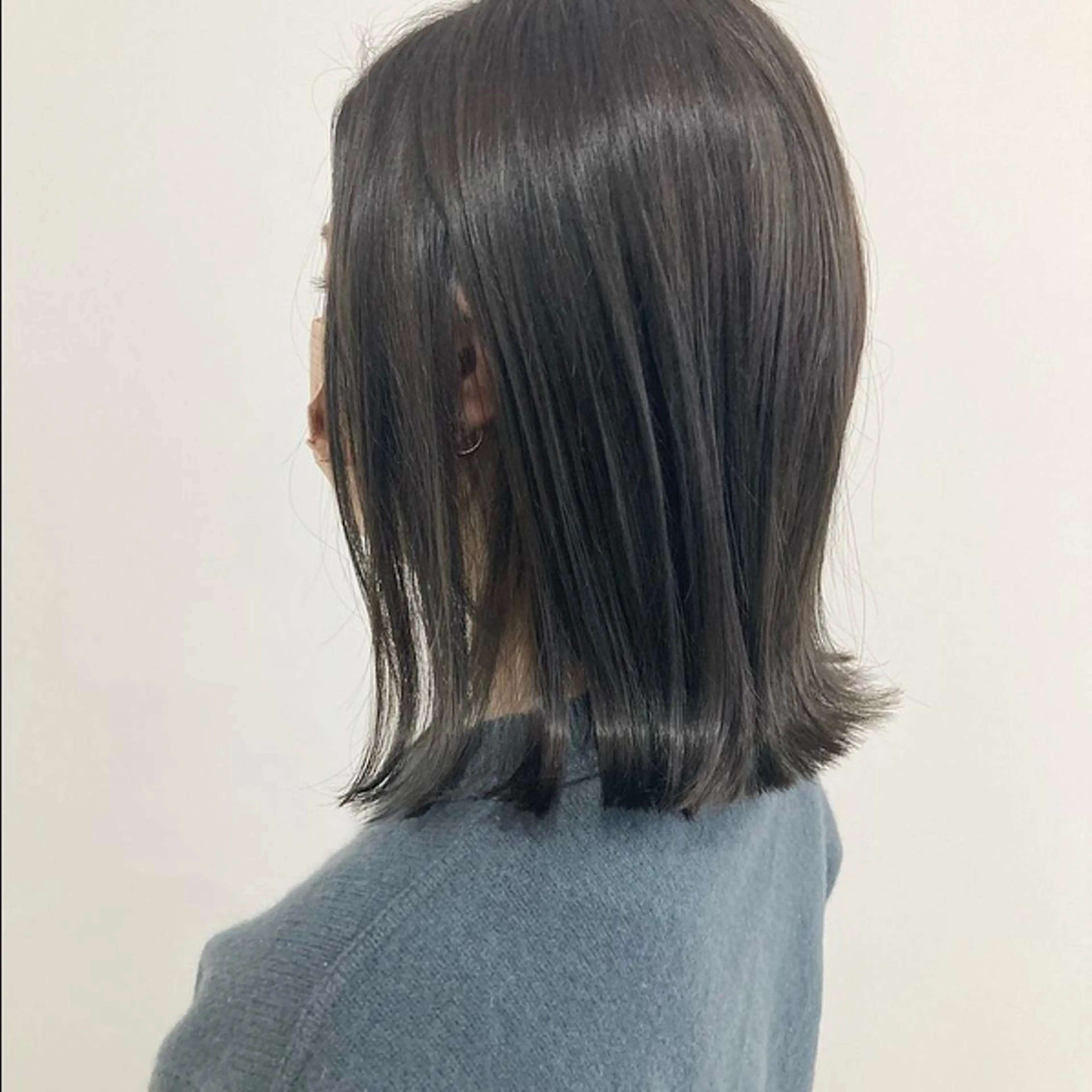 ミディアム カラー ブリーチ 透明感カラー ブリーチなしカラー お洒落パーマ/ 艶カラー/michiのヘアスタイル